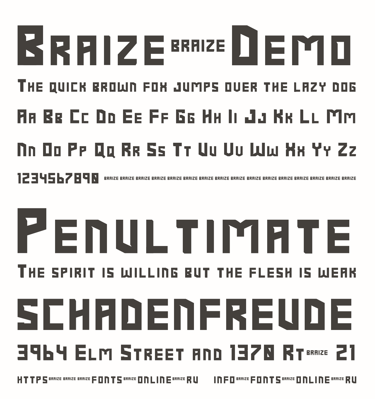 Download Braize Font Free - Bold and Modern Typeface