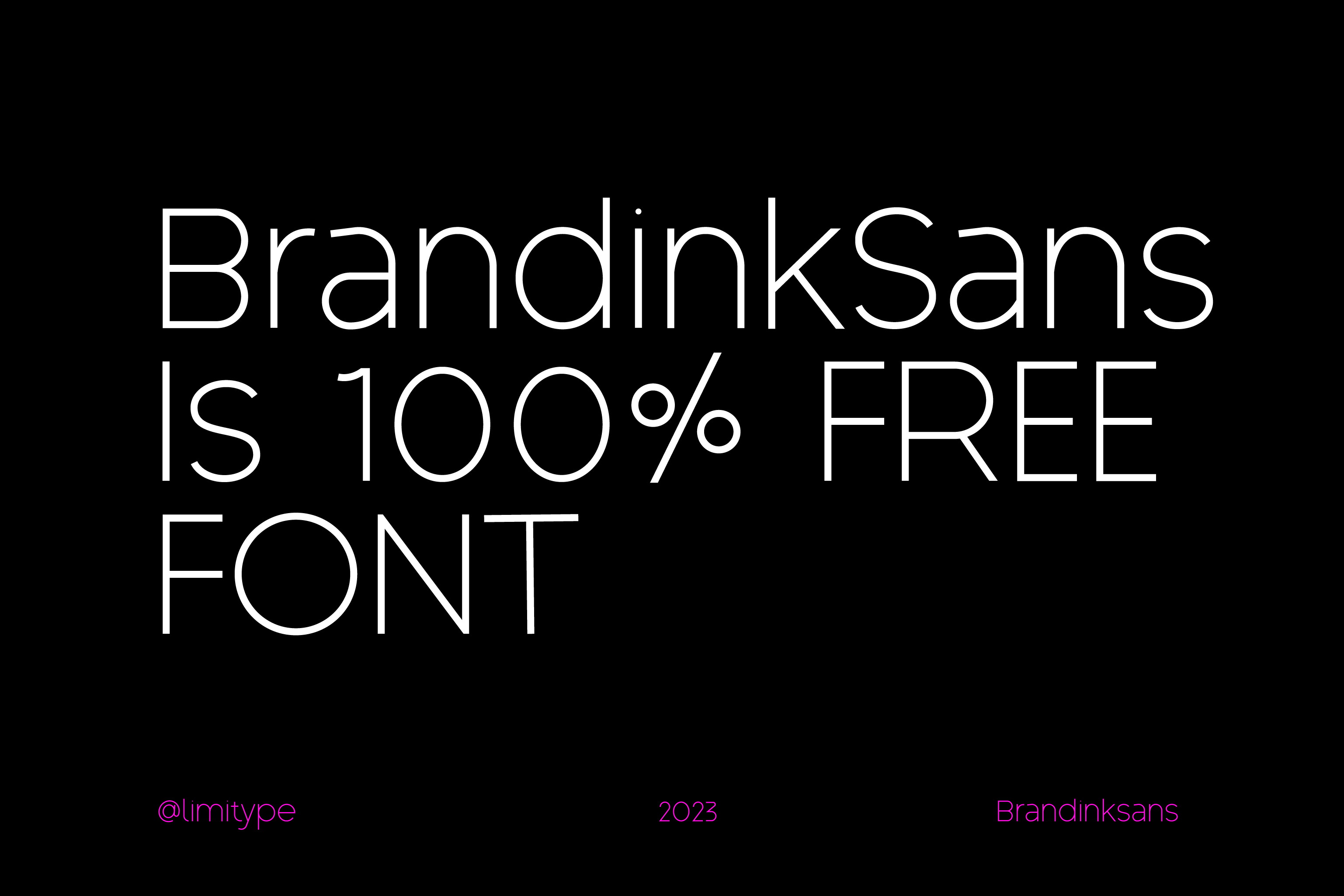 Download Brandink Sans Free - Modern Versatile Typeface