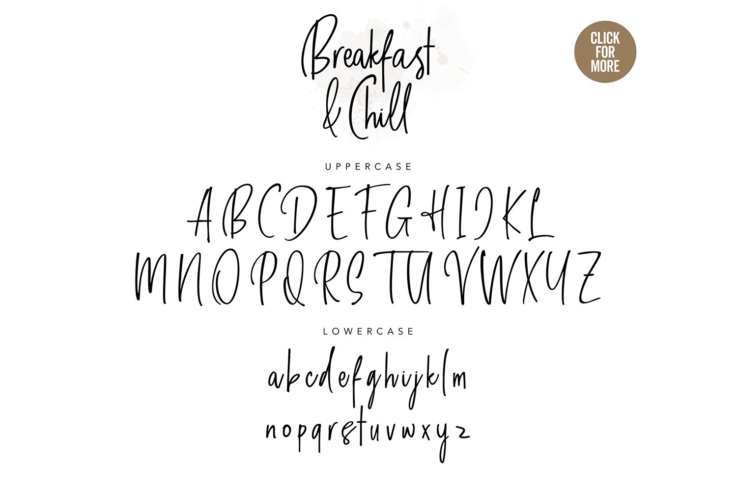 Kostenloser Download der Breakfast And Chill Schriftart - Entspannt und Modern