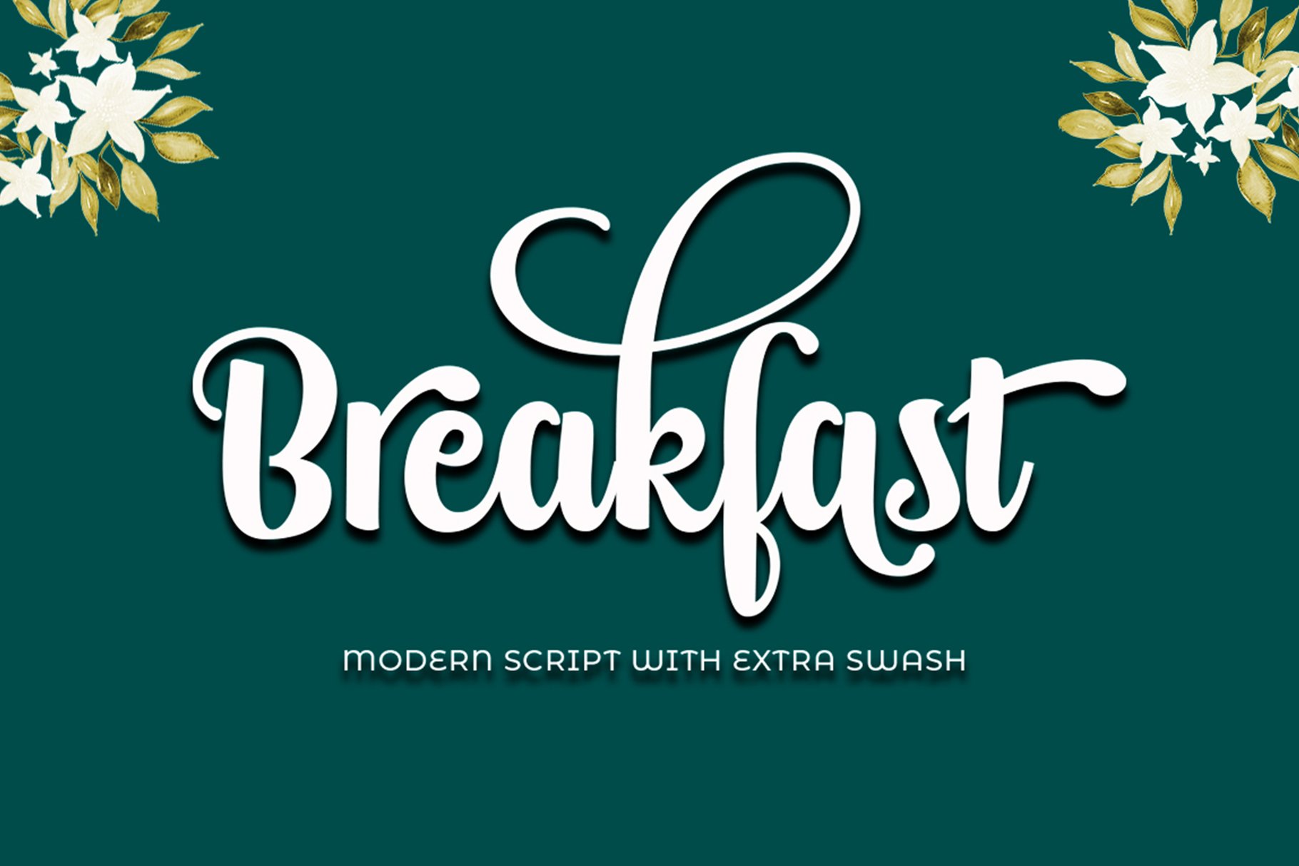 Скачайте бесплатно шрифт Breakfast Script - стильная каллиграфия для ваших проектов