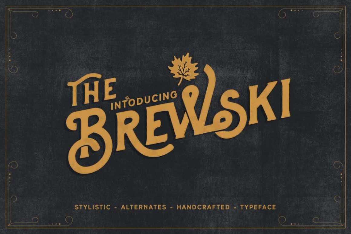 Download Brewery Font Free - Rustic and Bold Typeface