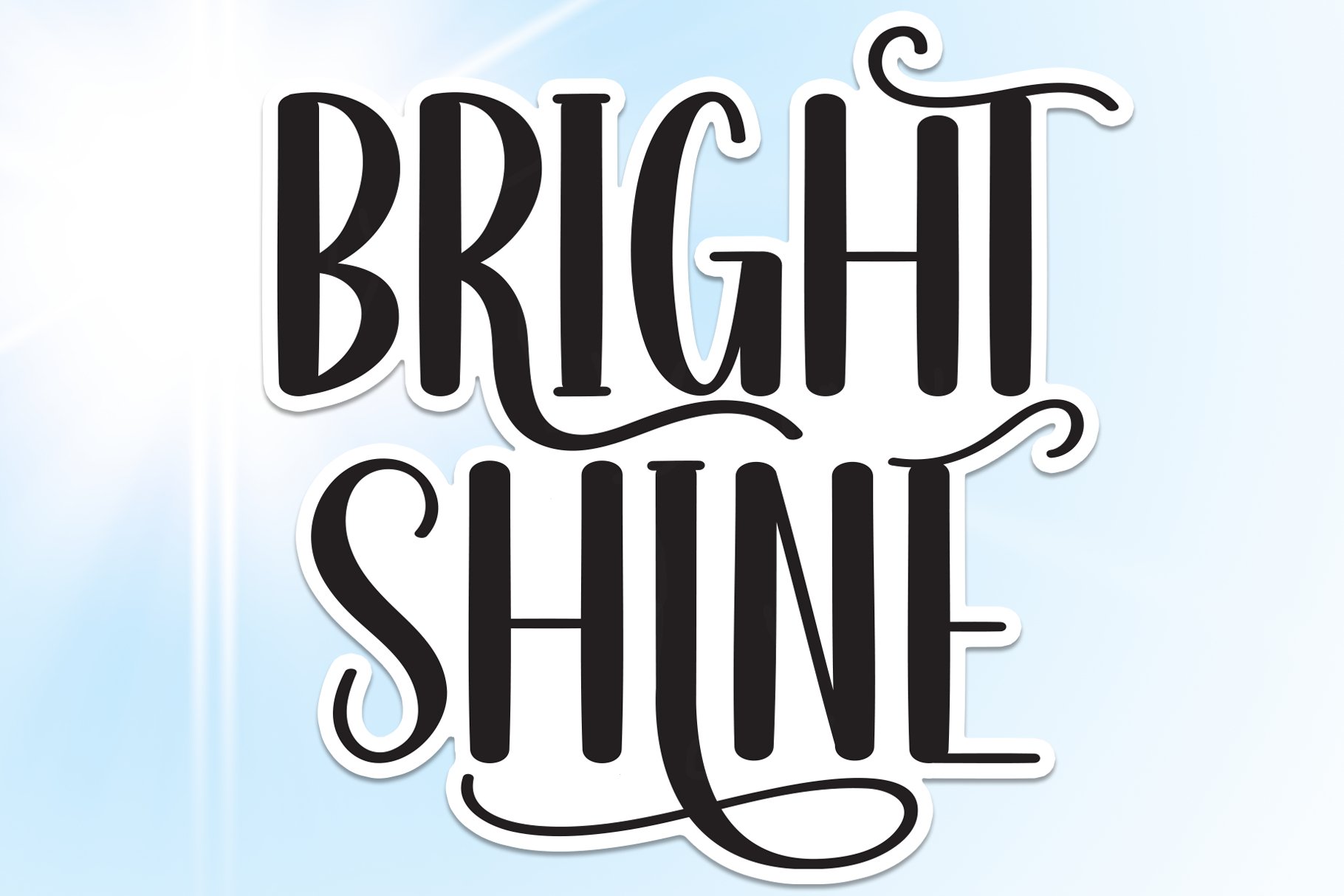 Скачайте бесплатно шрифт Brightshine Script – изысканный каллиграфический шрифт