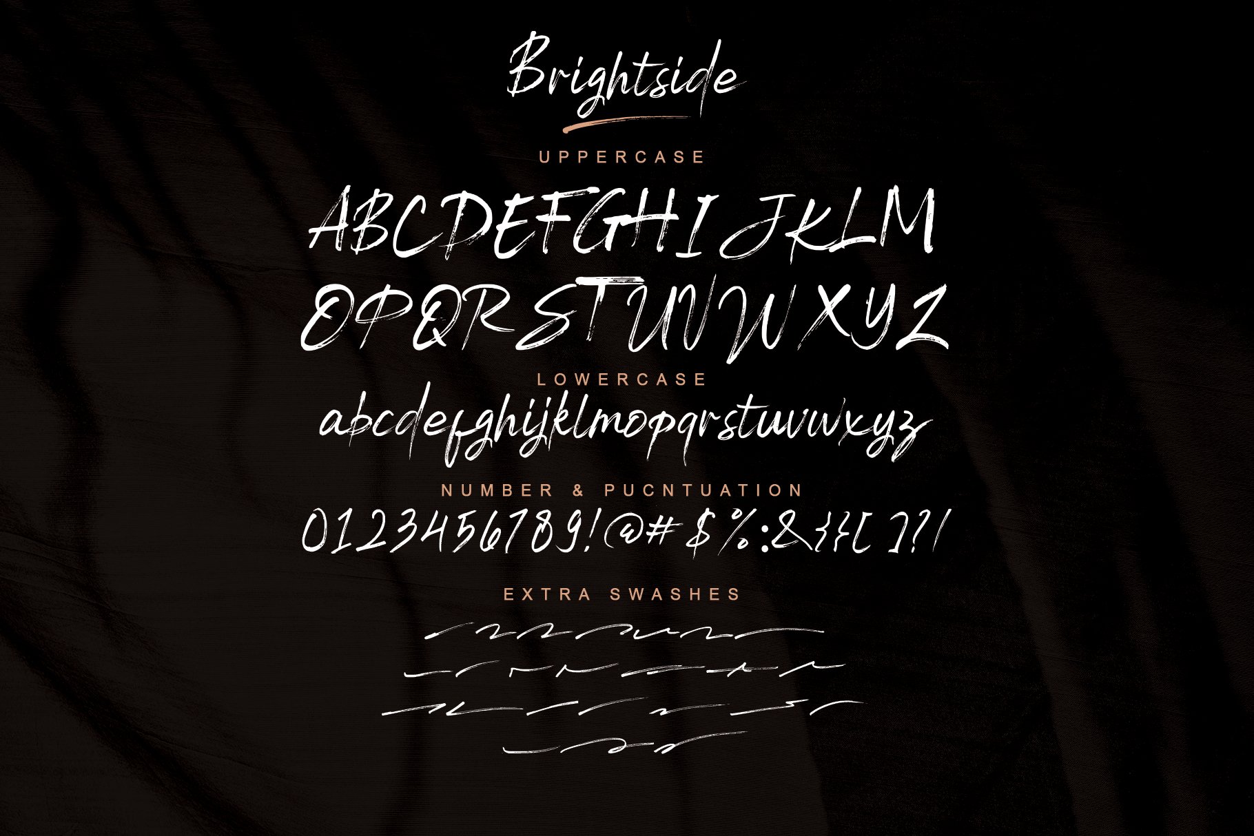 Скачайте бесплатно шрифт Brightside Brush – стиль живописи для ваших проектов