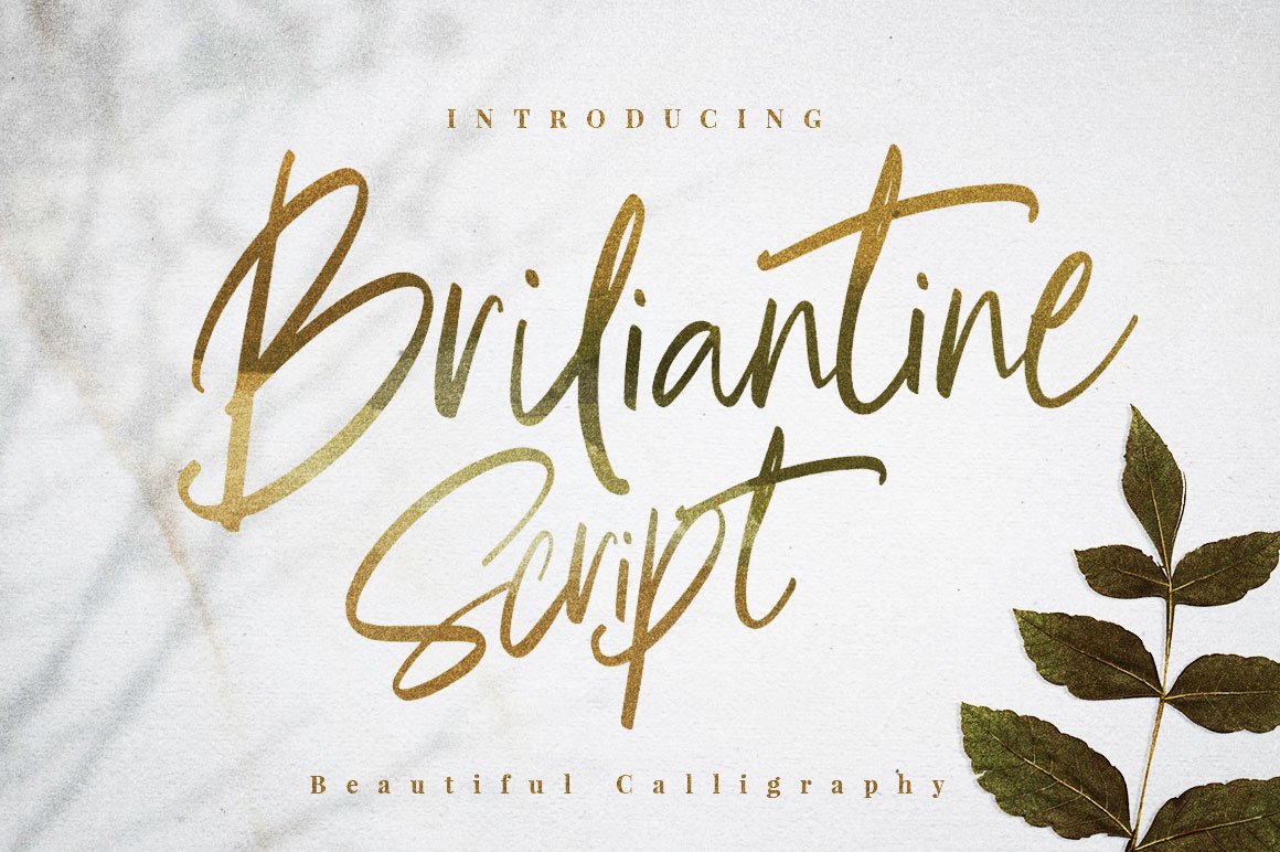 Download Briliantine Script for Free - Elegant Handwritten Font