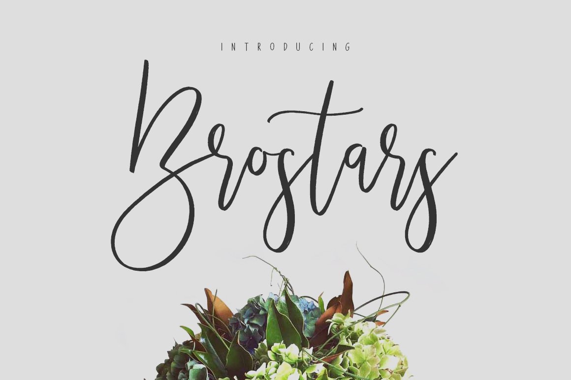 Laden Sie die Brostars Typeface kostenlos herunter - Moderne Schriftart für kreative Projekte