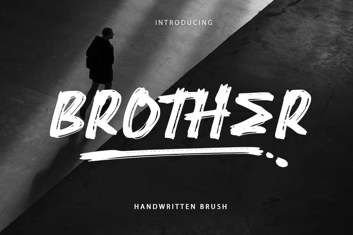 Скачайте бесплатно шрифт Brother Brush Font - стильный и артистичный