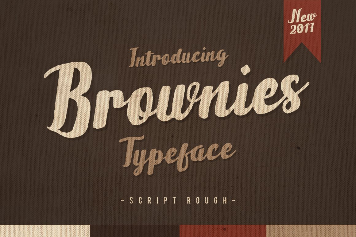 Скачайте Brownies Typeface - сладкий шрифт для вашего дизайна