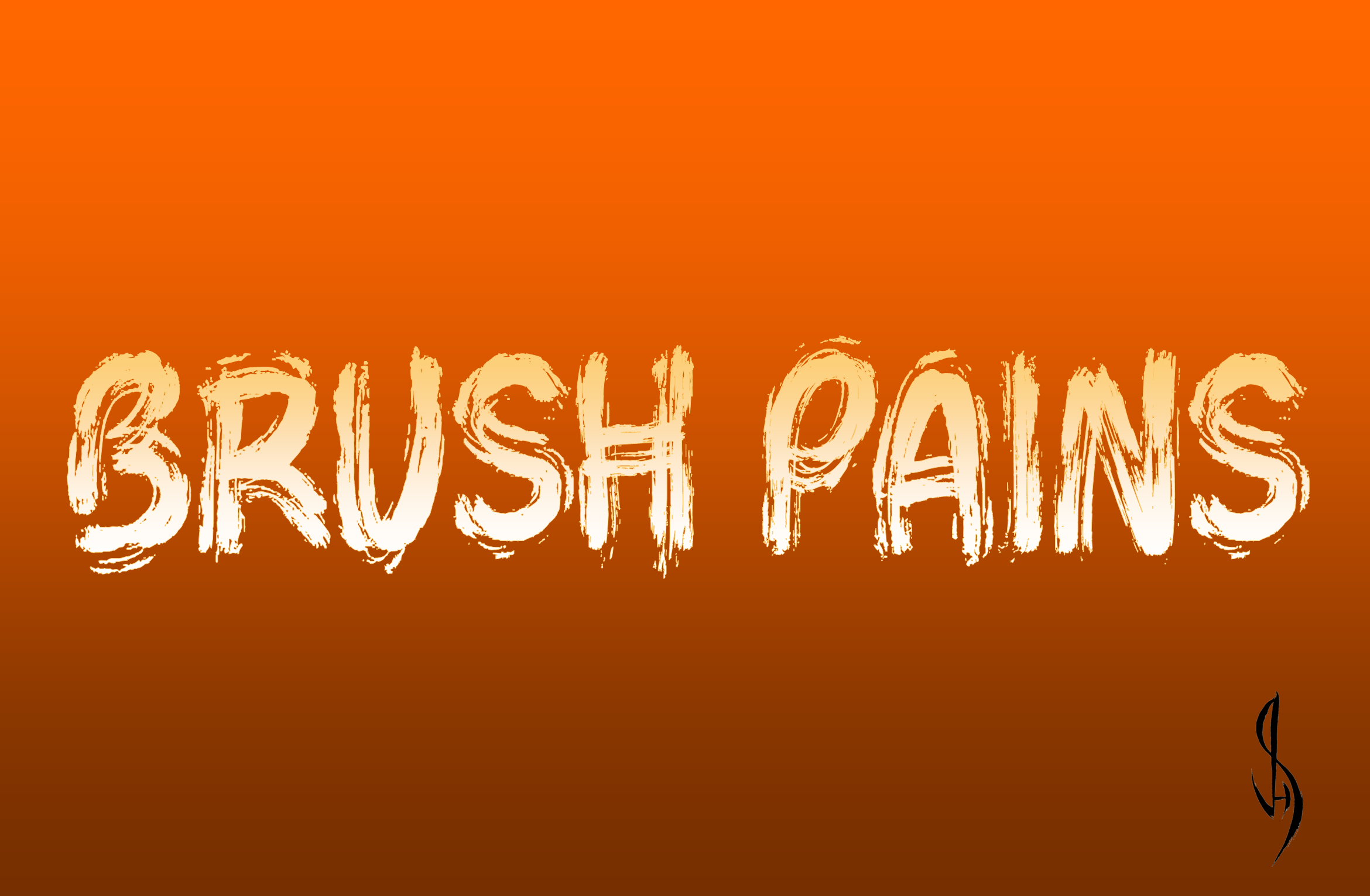 Скачайте бесплатно шрифт Brush Pains - креативный рукописный стиль