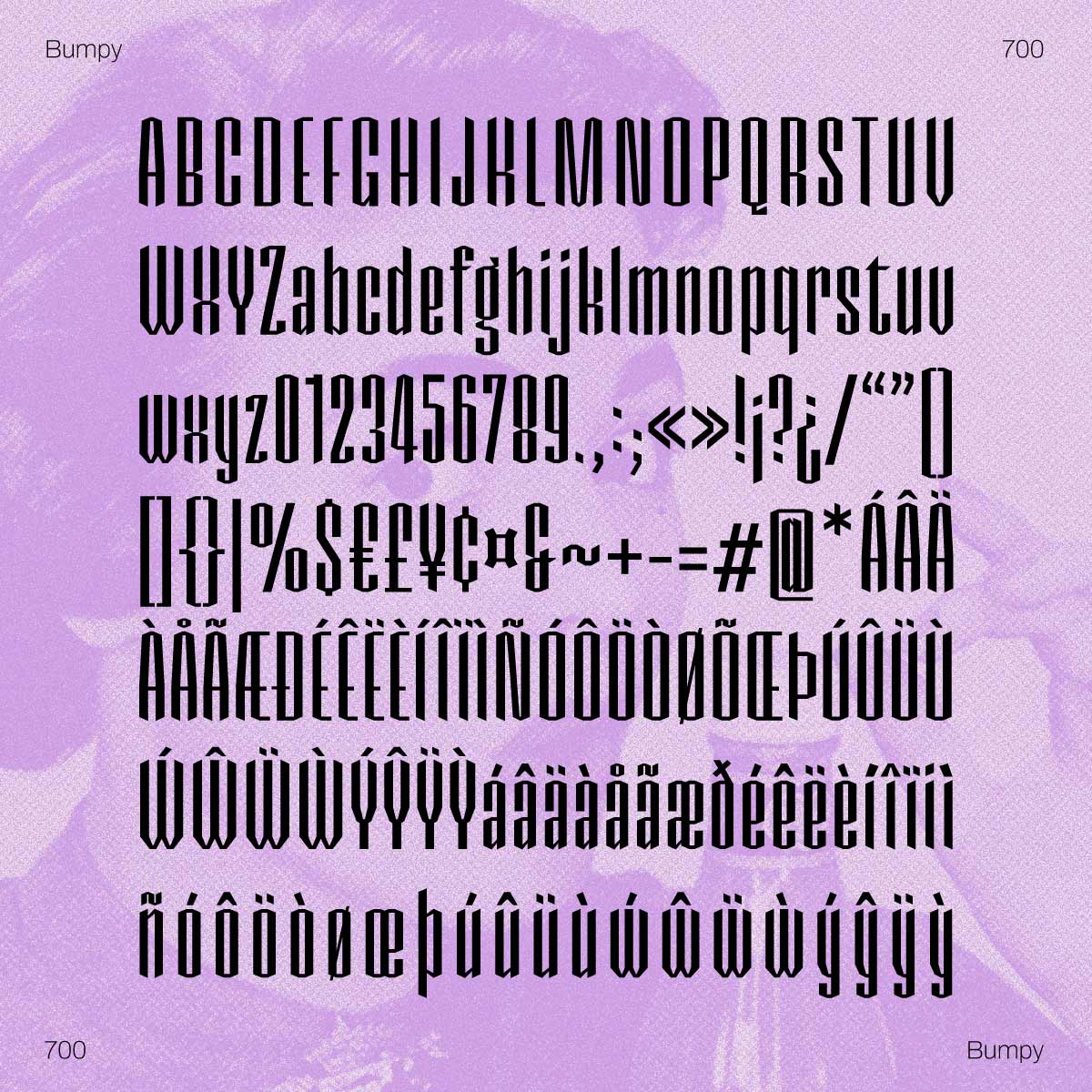 Скачайте Bumpy Typeface - уникальный шрифт с оригинальным стилем