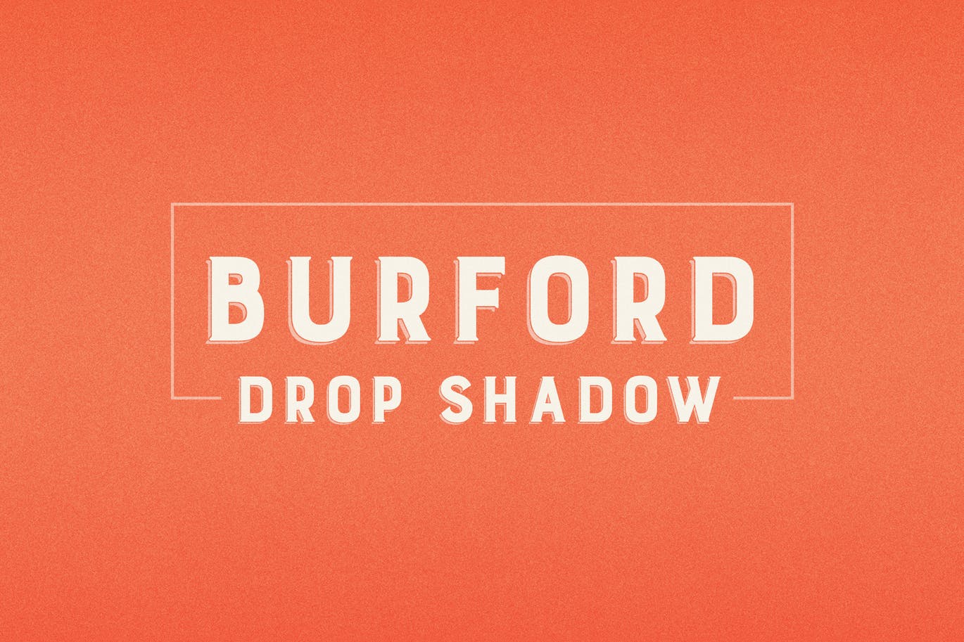 Download Burford Drop Shadow Font Free - Stylish 3D Effect