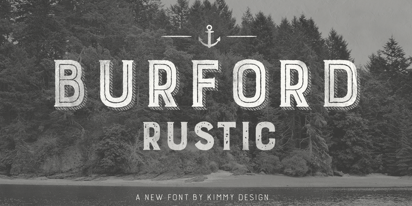 Download Burford Rustic Line Medium Font for Free Today!