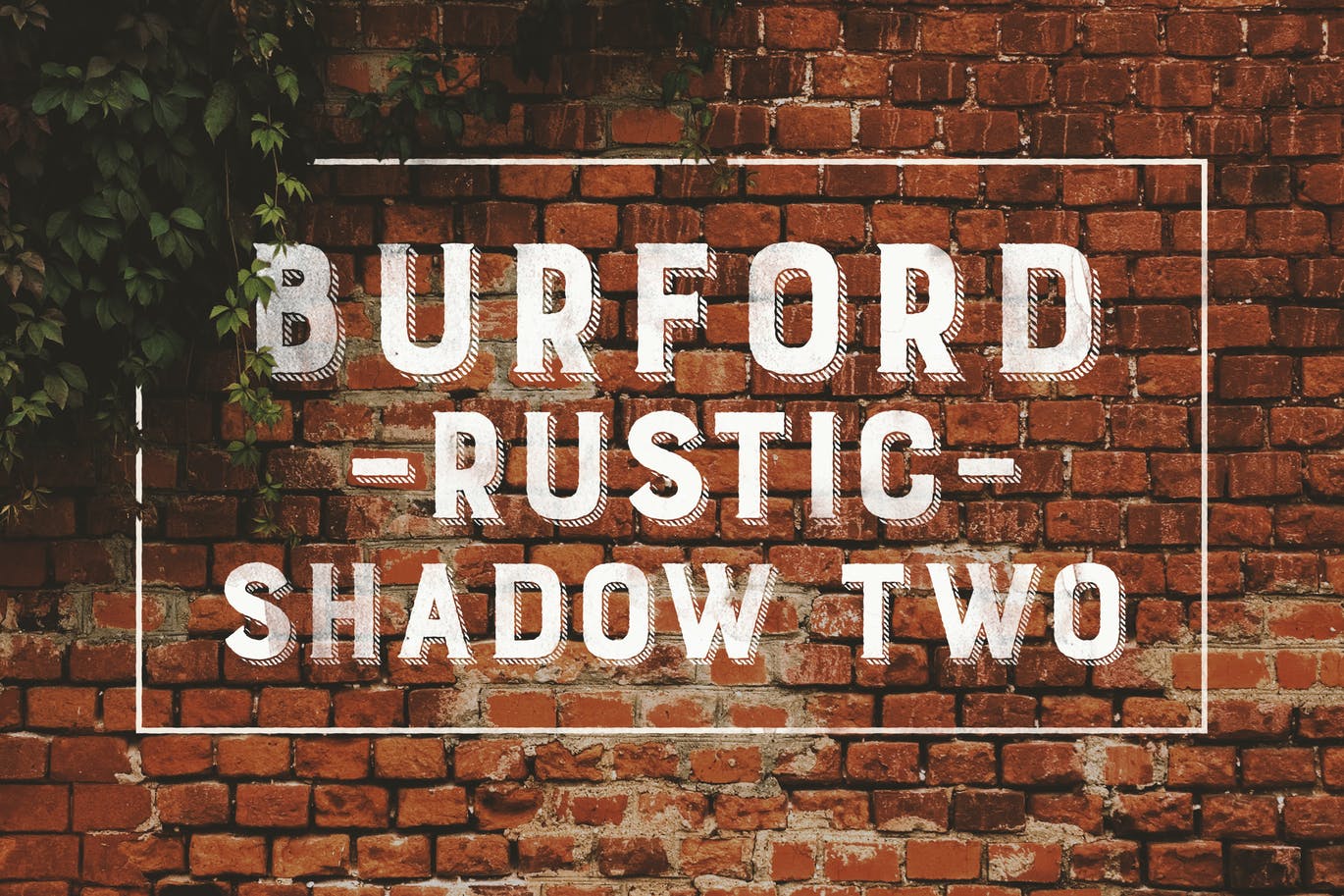 Free Download: Burford Rustic Shadow Two A Font