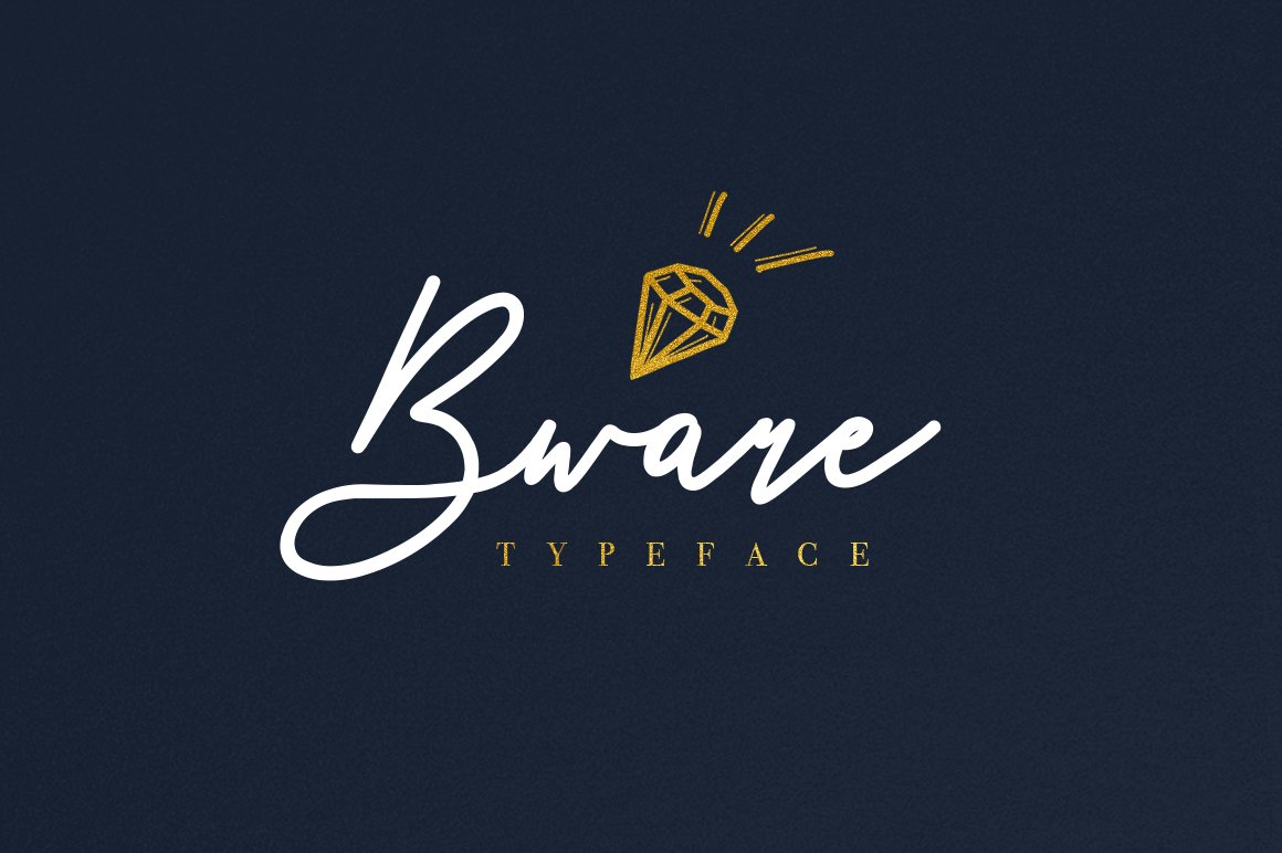 Скачайте Bware Typeface: современный шрифт для креативных проектов