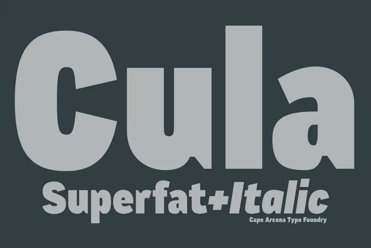 Download CA Cula Superfat Free - Bold, Playful Font Design