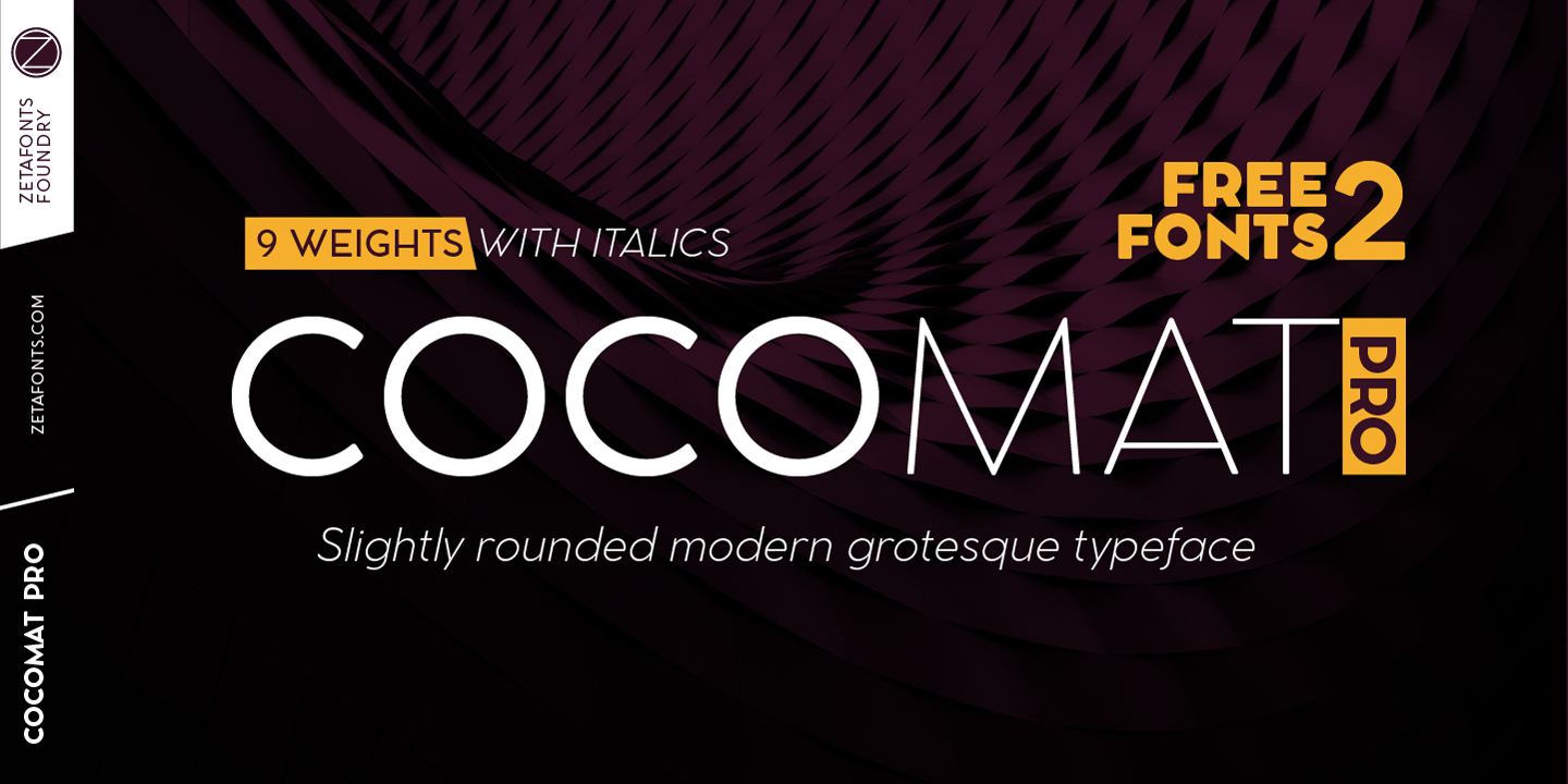 Free Download COCOMAT Full Family Font - Stylish Versatility