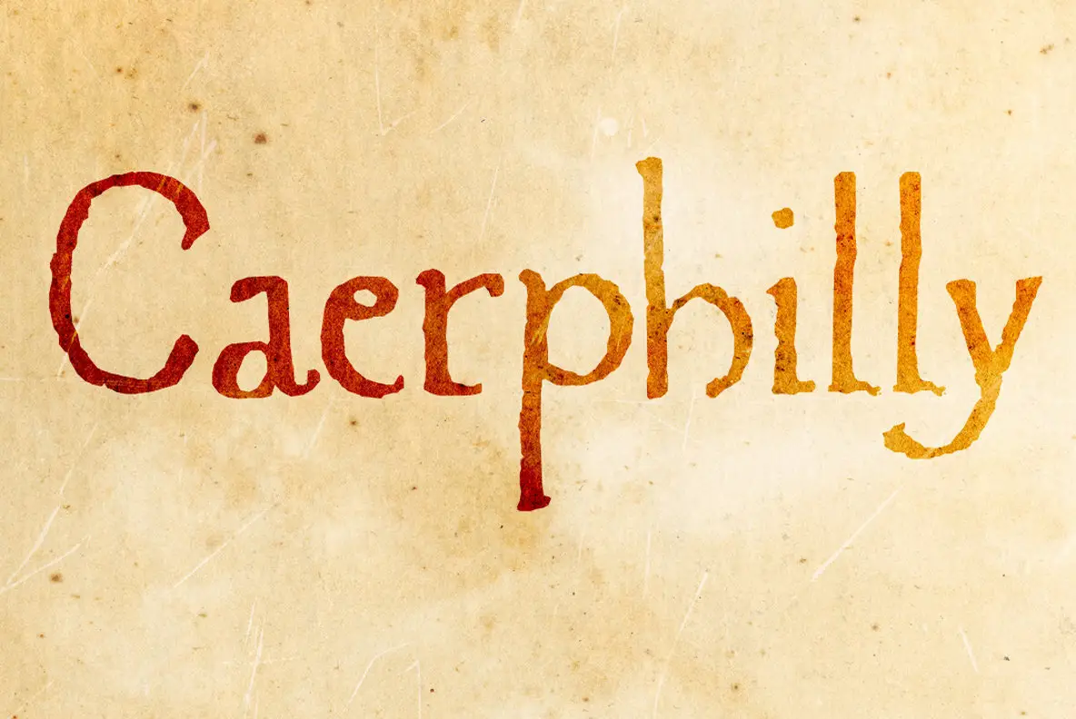 Kostenlose Caerphilly Schriftart herunterladen - Zeitgenössischer Stil für kreatives Design