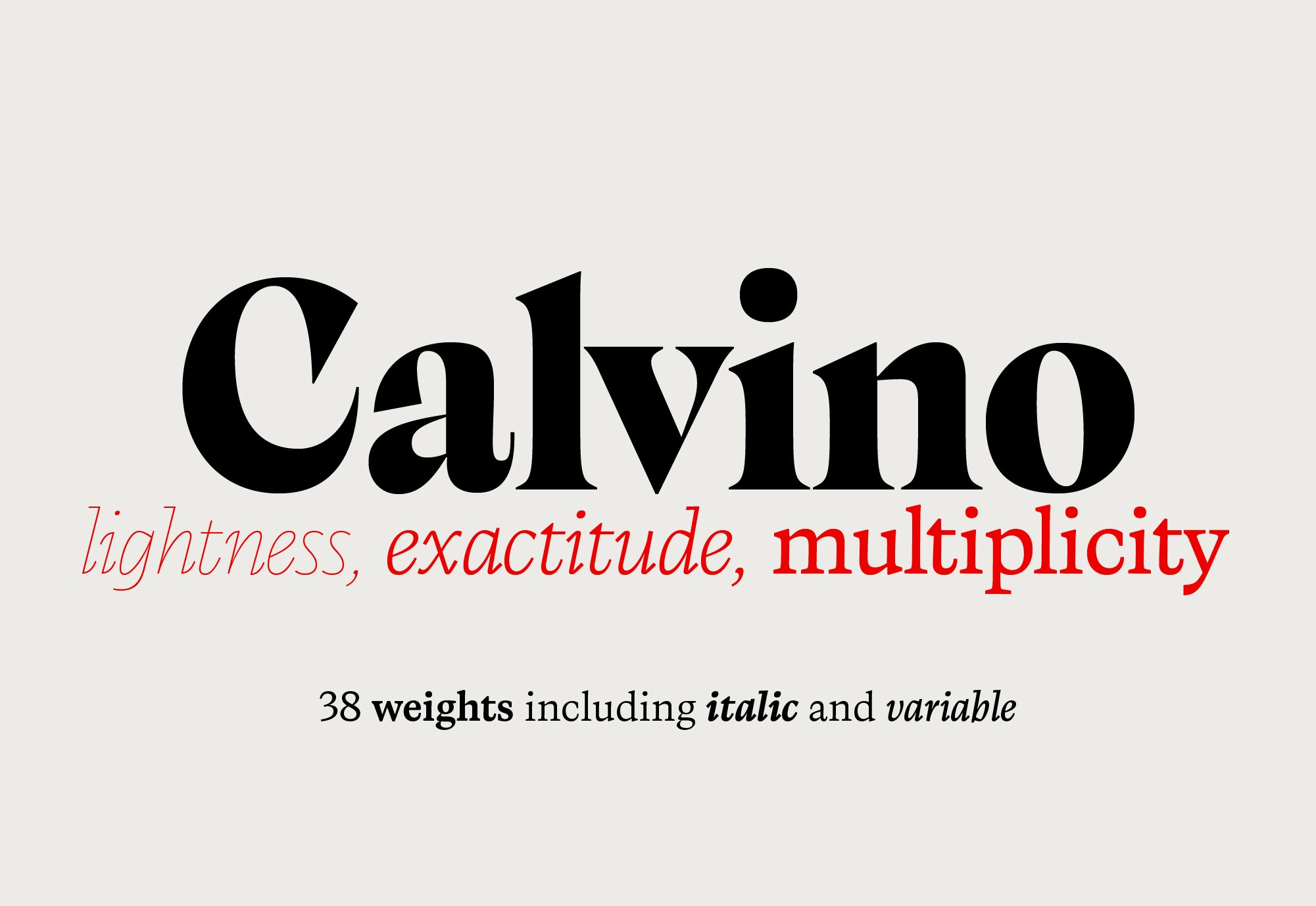 Download Calvino Font Free - Modern Versatile Typeface