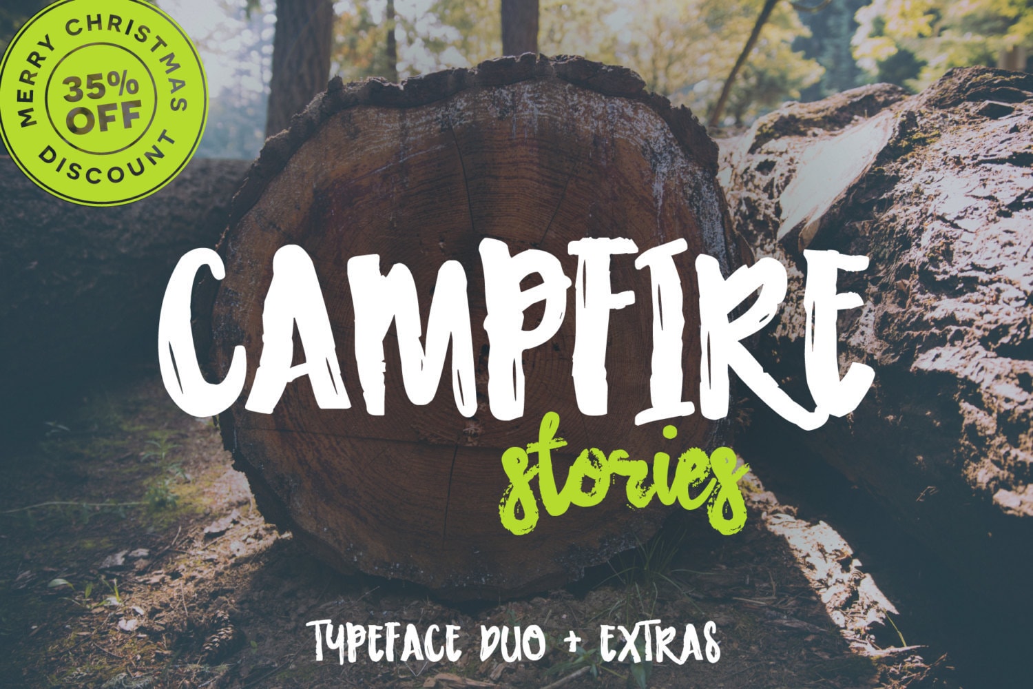 Download Campfire Stories Duo Font Free - Rustic Playful Style