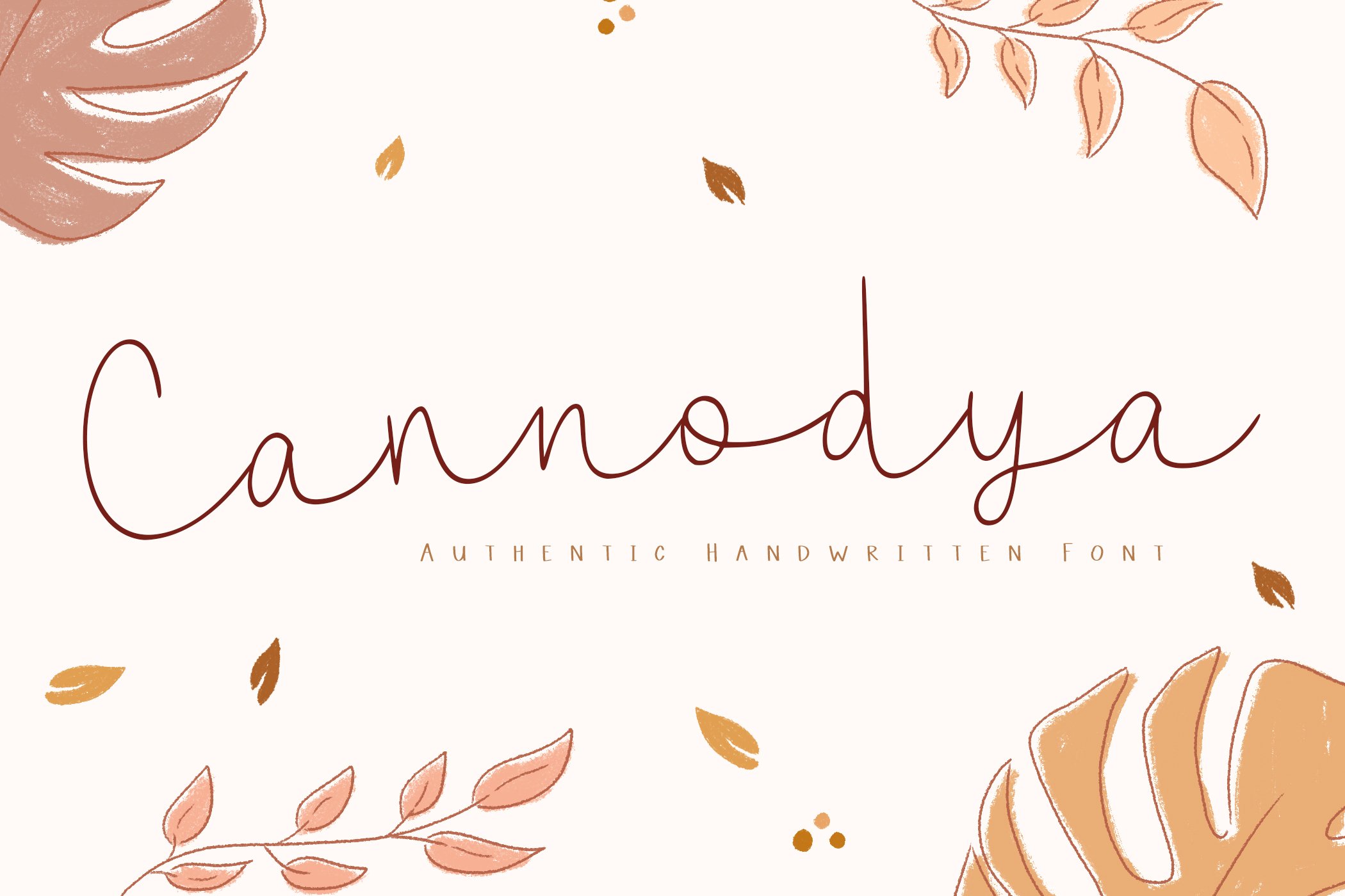 Laden Sie die Cannodya Schriftart kostenlos herunter - Stilvolle Eleganz für Ihr Design