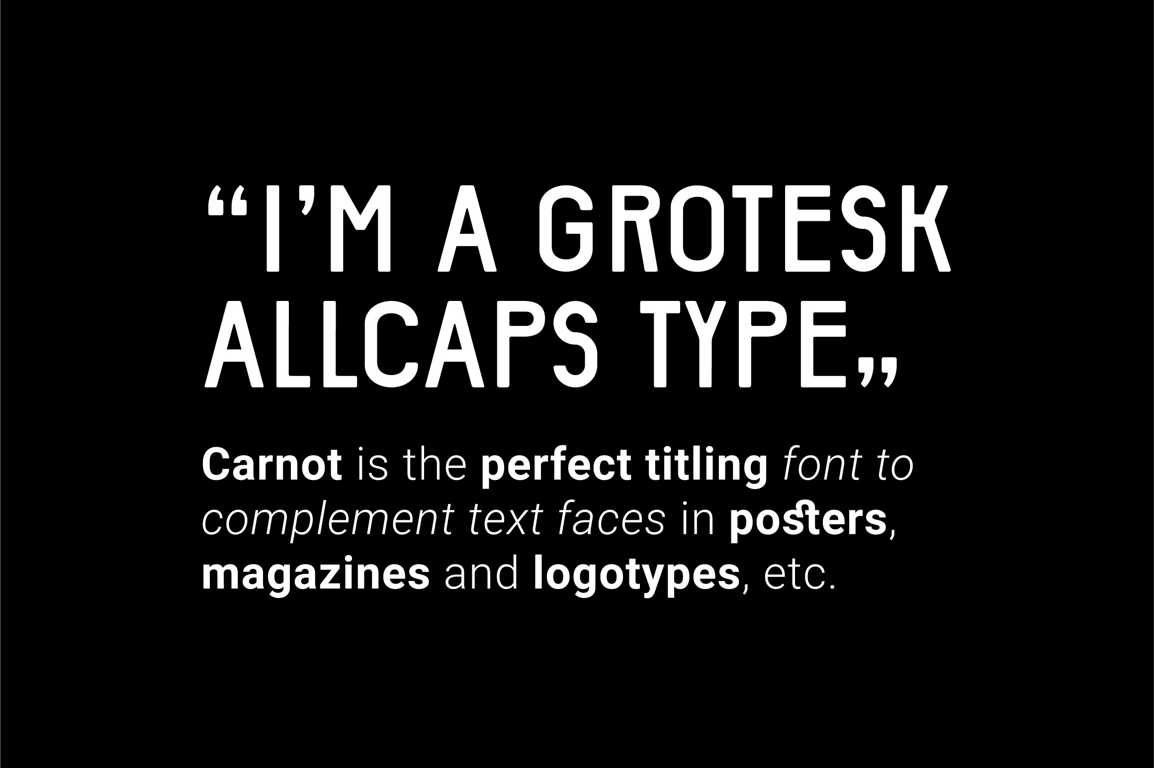 Download Carnot AllCaps Free - Bold & Stylish Display Font