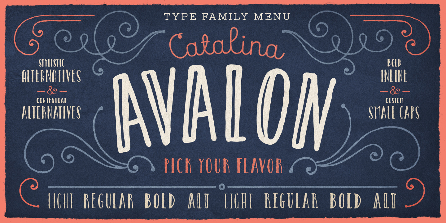 Download Catalina Avalon Font Free - Elegant Vintage Style