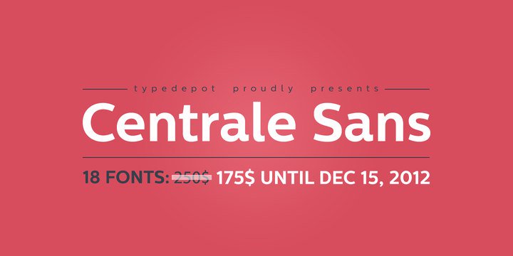 Download Centrale Sans Free - Modern, Versatile Typeface