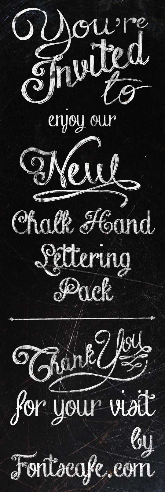 Download Chalk Hand Lettering Shaded Font - Free Style!