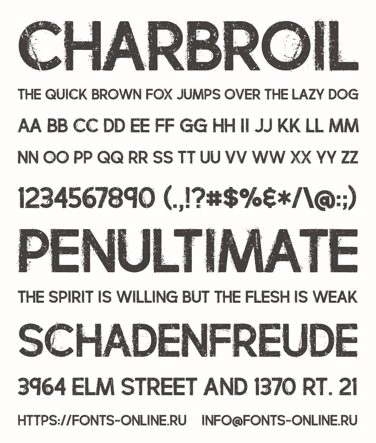 Download Charbroil Font Free - Bold and Unique Design