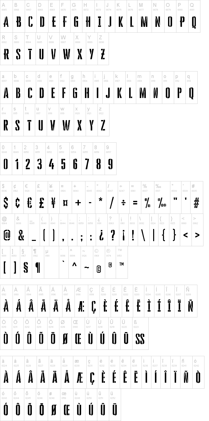 Download Cheddar Gothic Stencil Font for Free - Bold & Unique