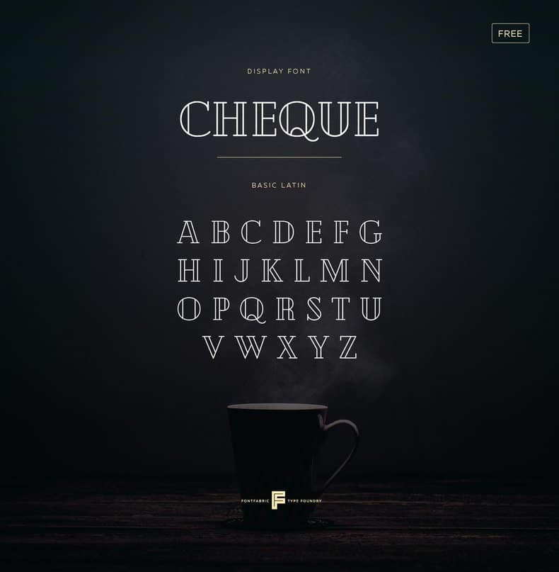 Download Cheque Font Free - Classic & Stylish Script