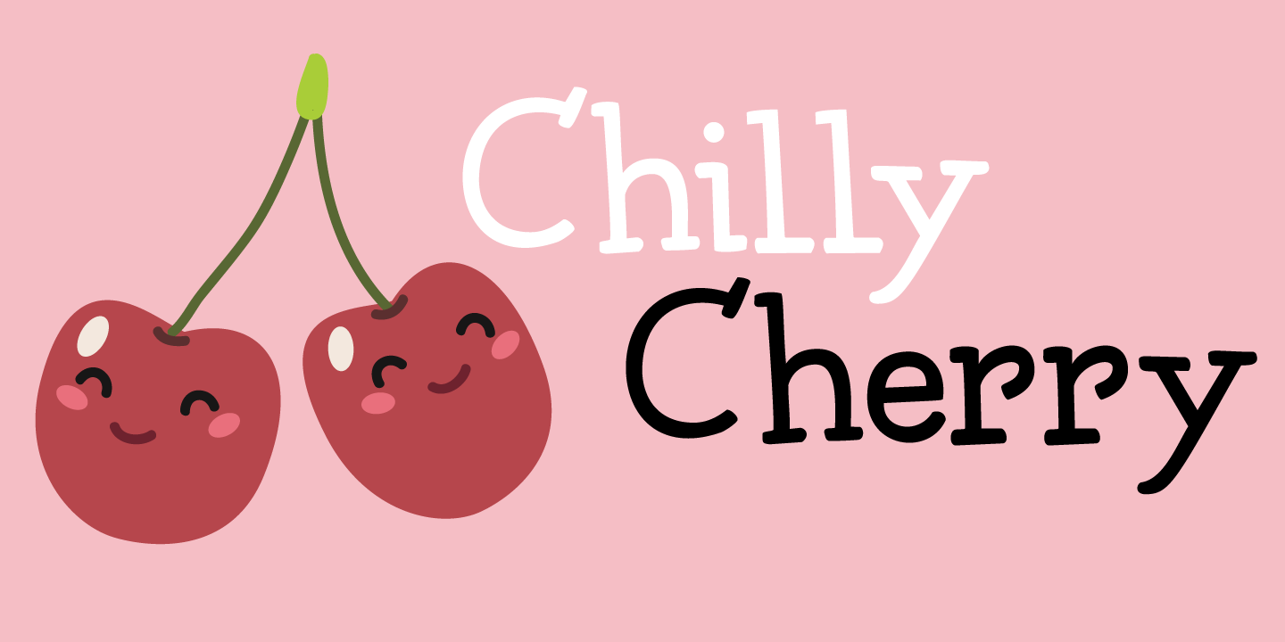 Скачайте бесплатно шрифт Chilly Cherry - стильный и игривый