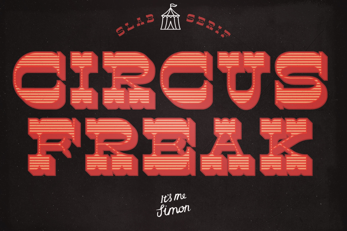 Скачайте бесплатно Circus Freak PRO - уникальный шрифт для яркого дизайна