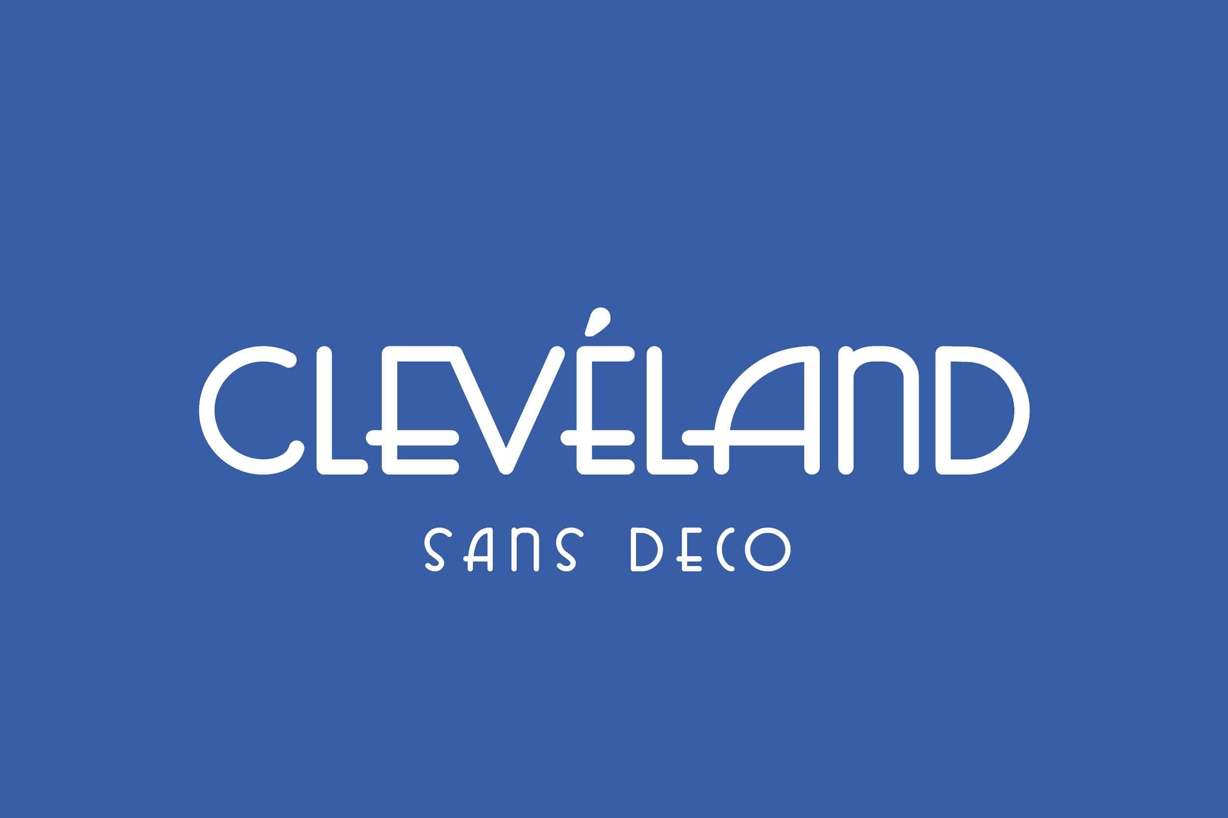 Download Cleveland Sans Deco Font Free - Stylish Modern Typeface