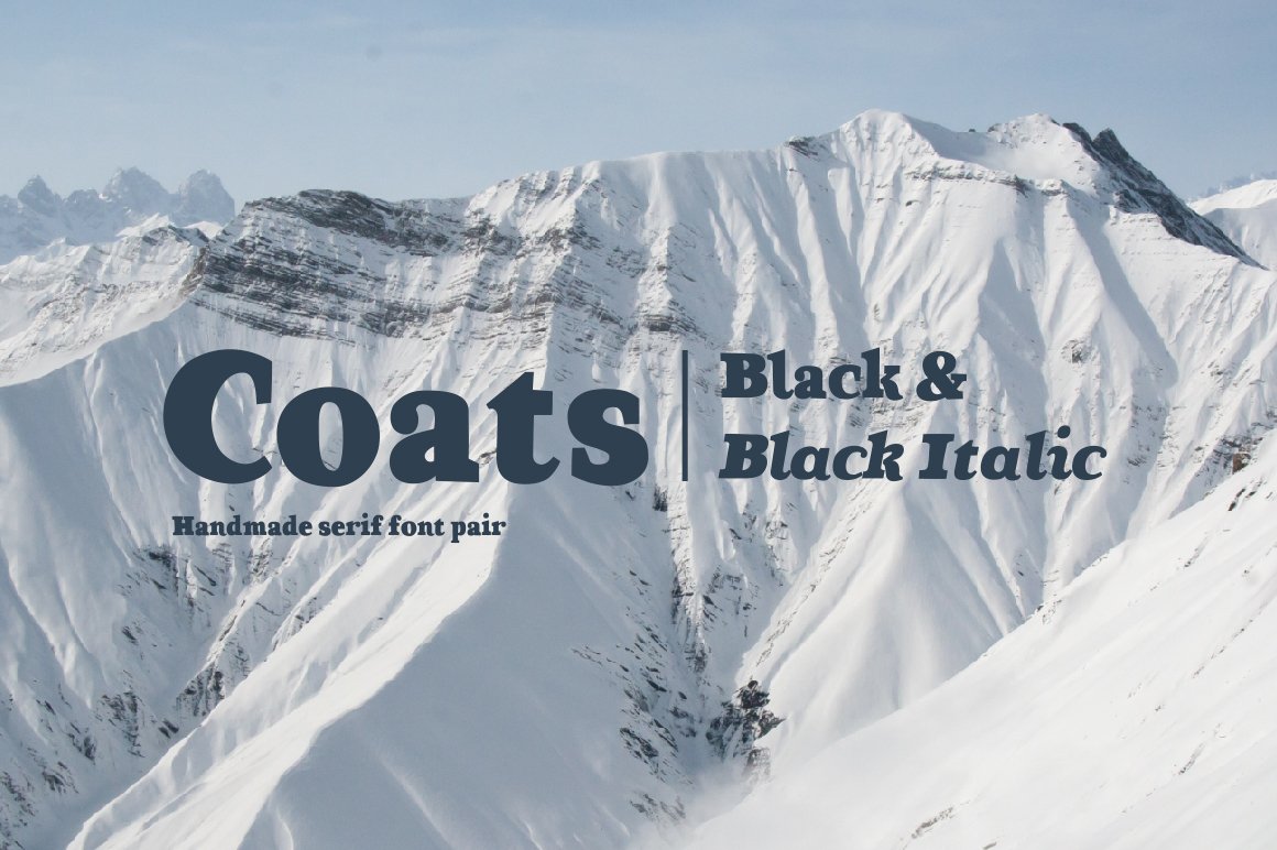 Kostenlos herunterladen: Coats Black Schriftart für modernes Design