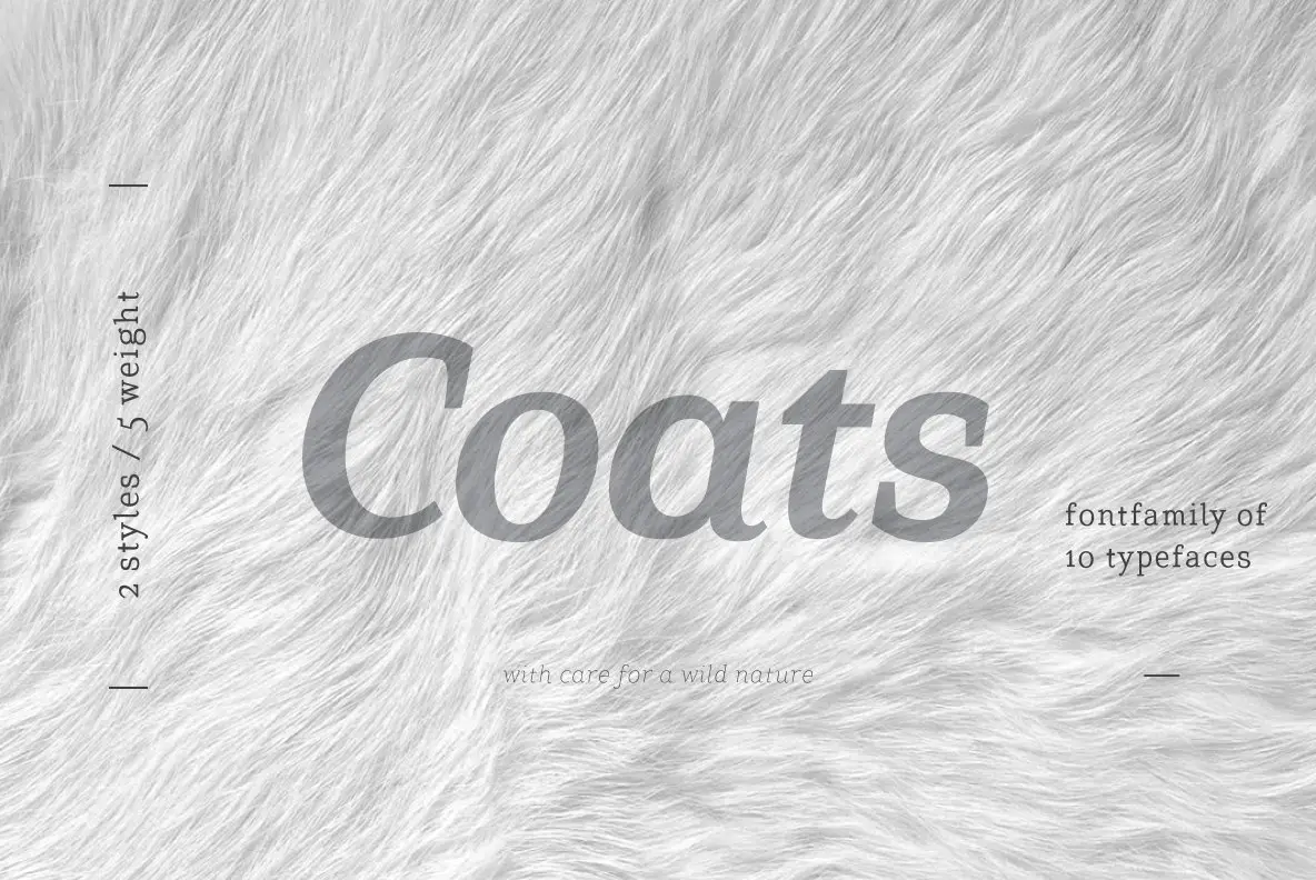 Laden Sie die Coats Thin & Thin Italic Schriftart kostenlos herunter - Modern & Elegant