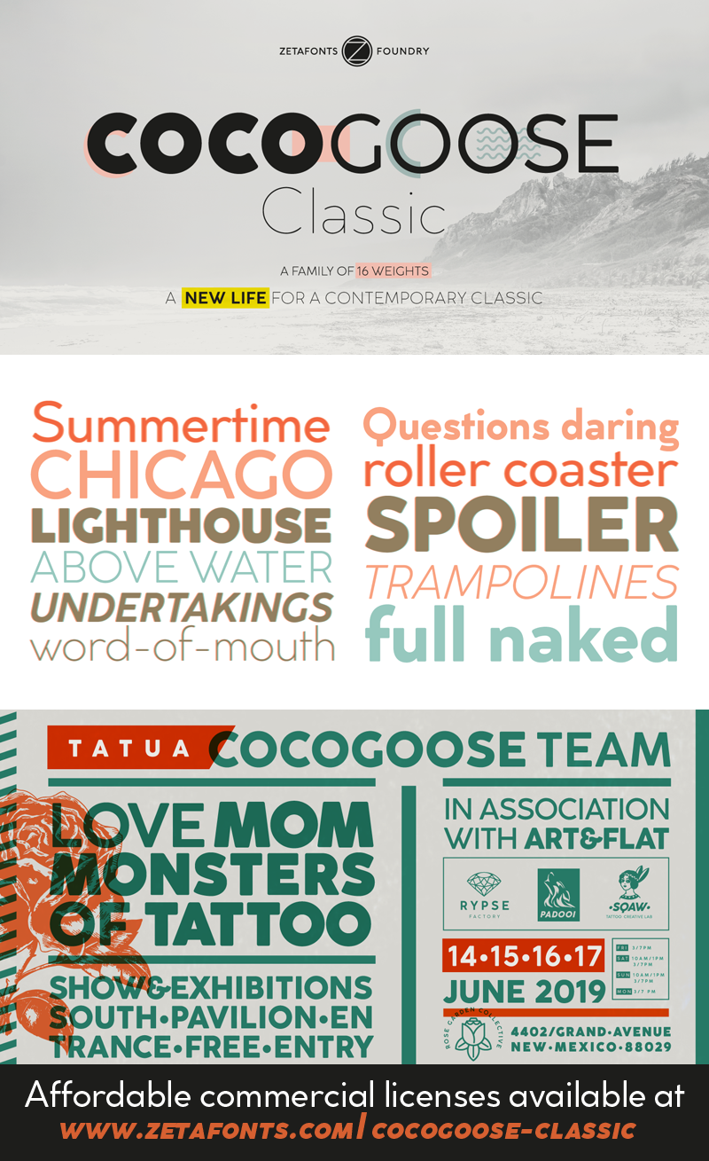 Download Cocogoose Classic for Free - Stylish Sans Serif Font