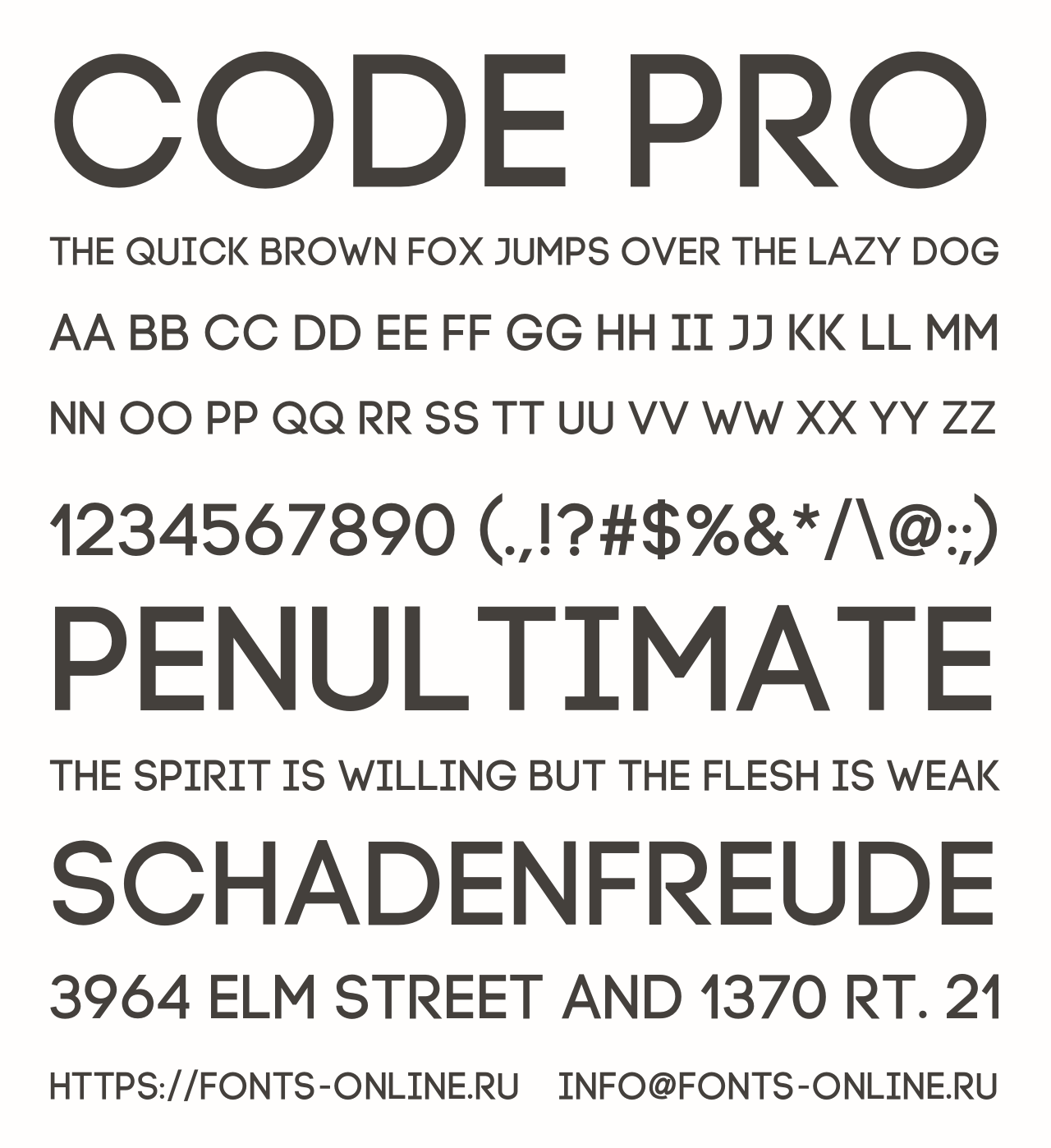 Code Pro: Downloaden Sie die moderne Schriftart kostenlos - Ideal für Webdesign