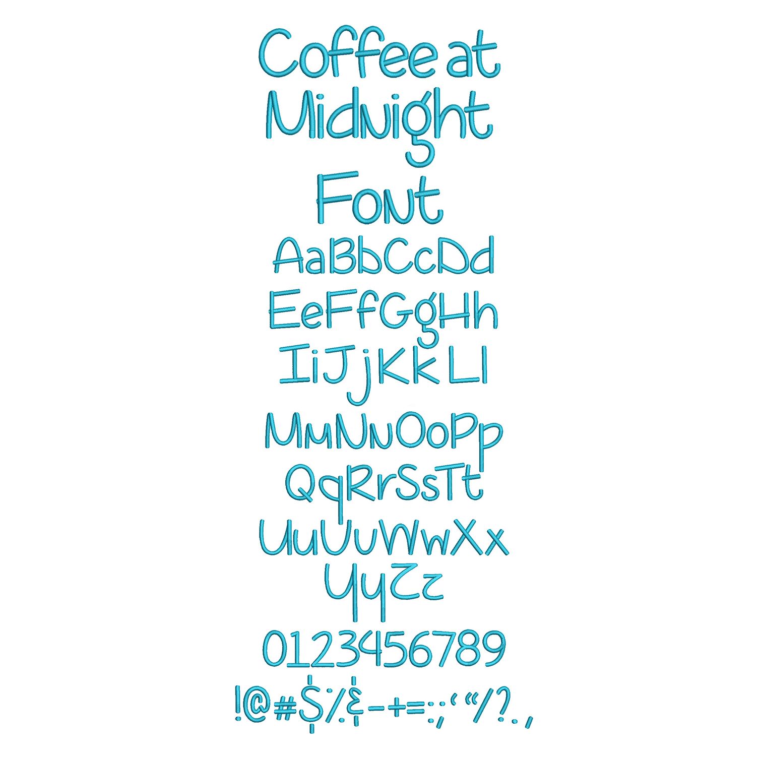 Скачайте бесплатно шрифт Coffee At Midnight – утончённый и изысканный стиль