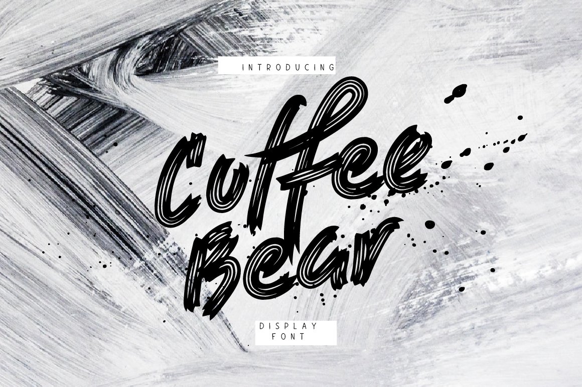 Kostenloser Download der Coffee Bear Schriftart - Verspielt und Einladend