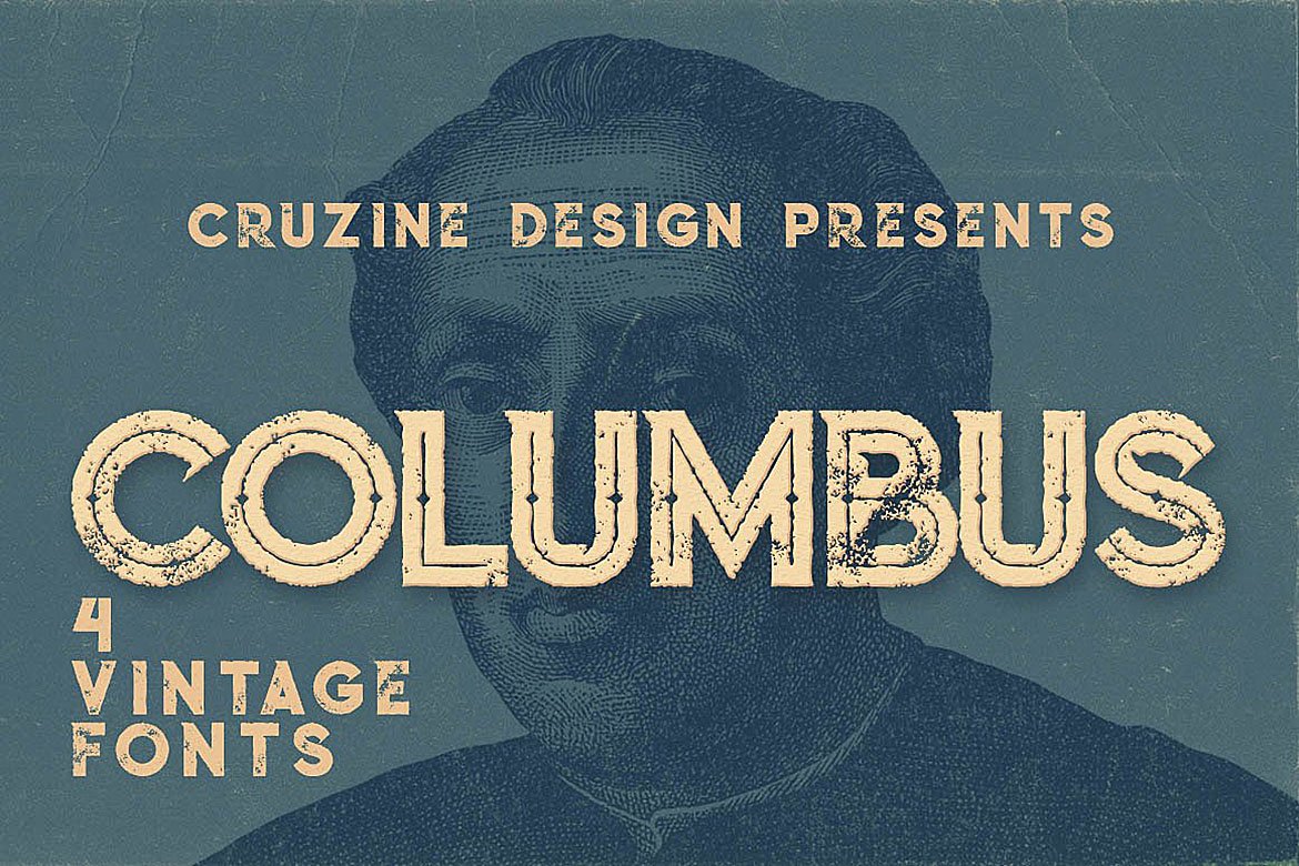 Скачайте бесплатно шрифт Columbus Typeface - современная типографика для ваших проектов