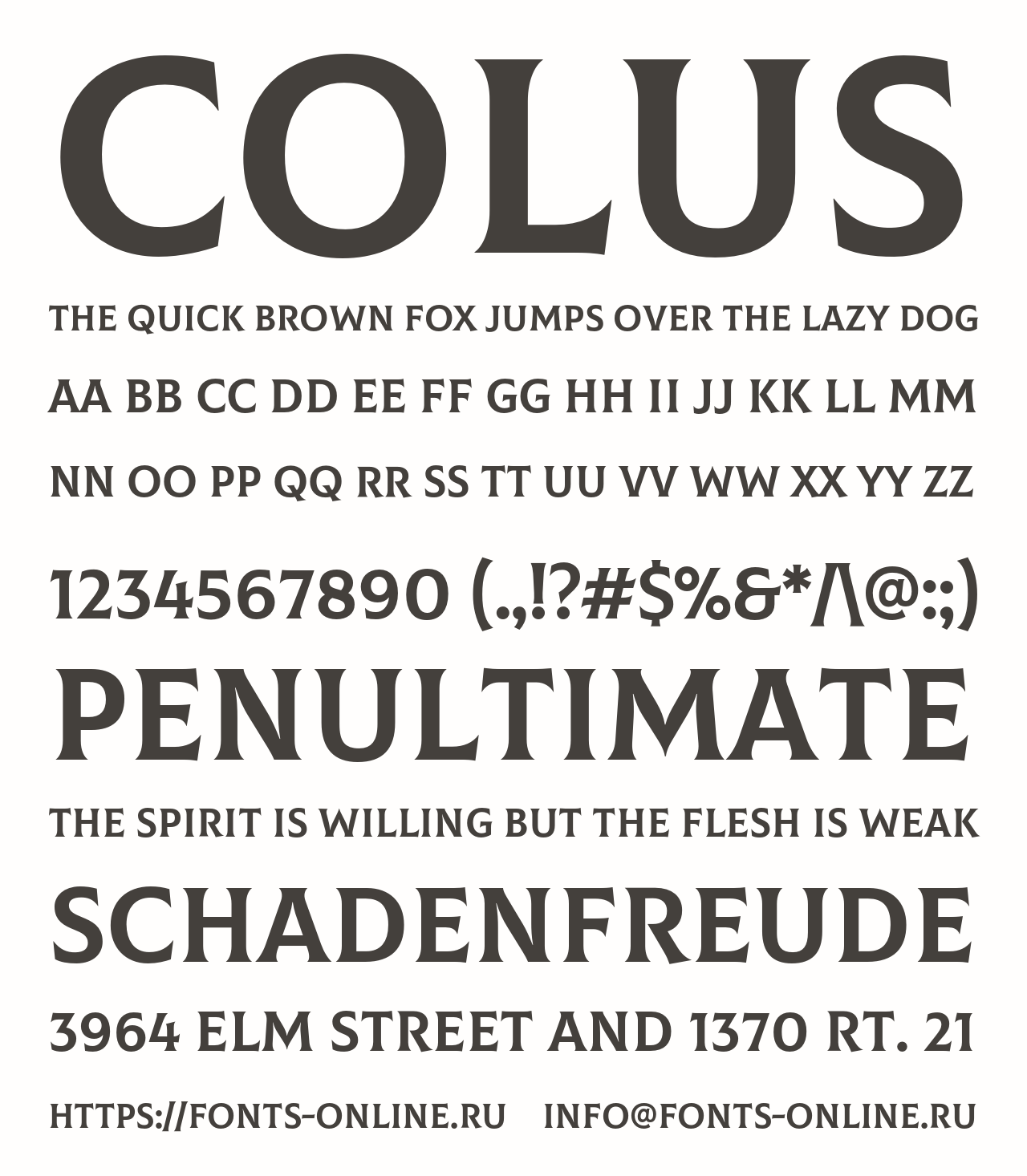 Download Colus Free Font - Unique Modern Typography Style