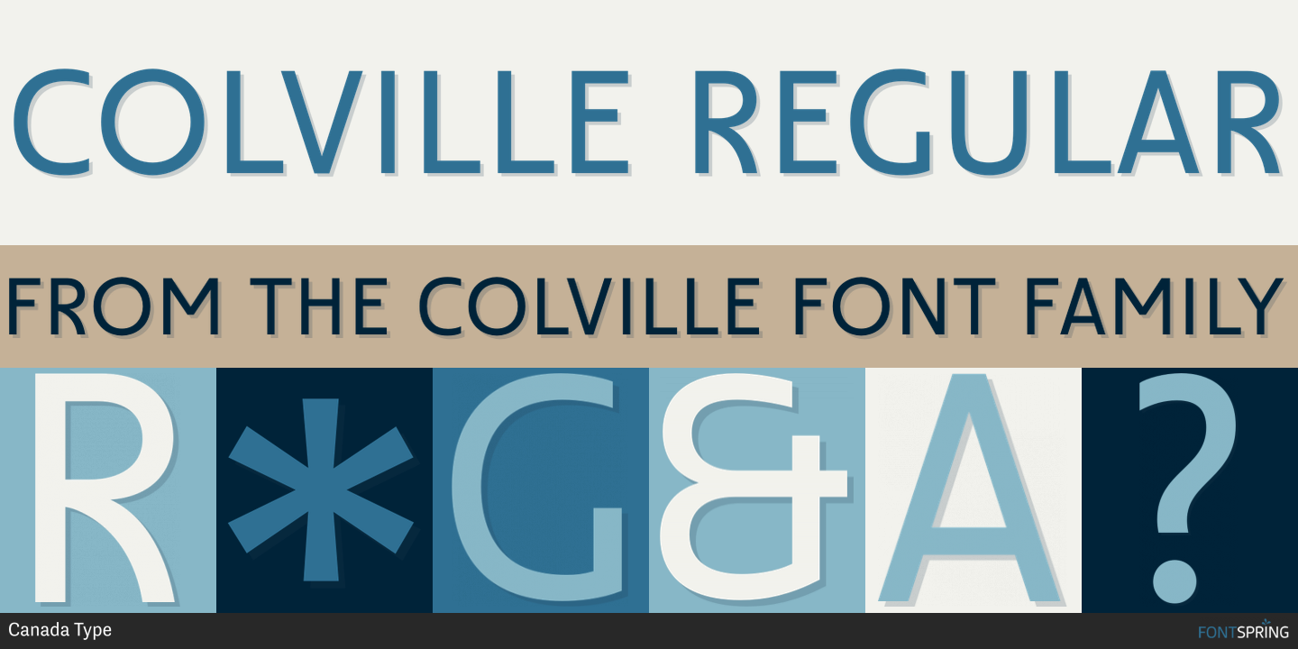 Download Colville Font Free - Modern and Versatile Typeface