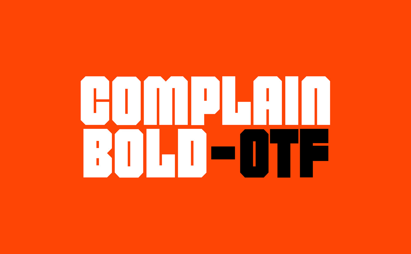 Download Complain Bold Font Free - Strong Bold Style