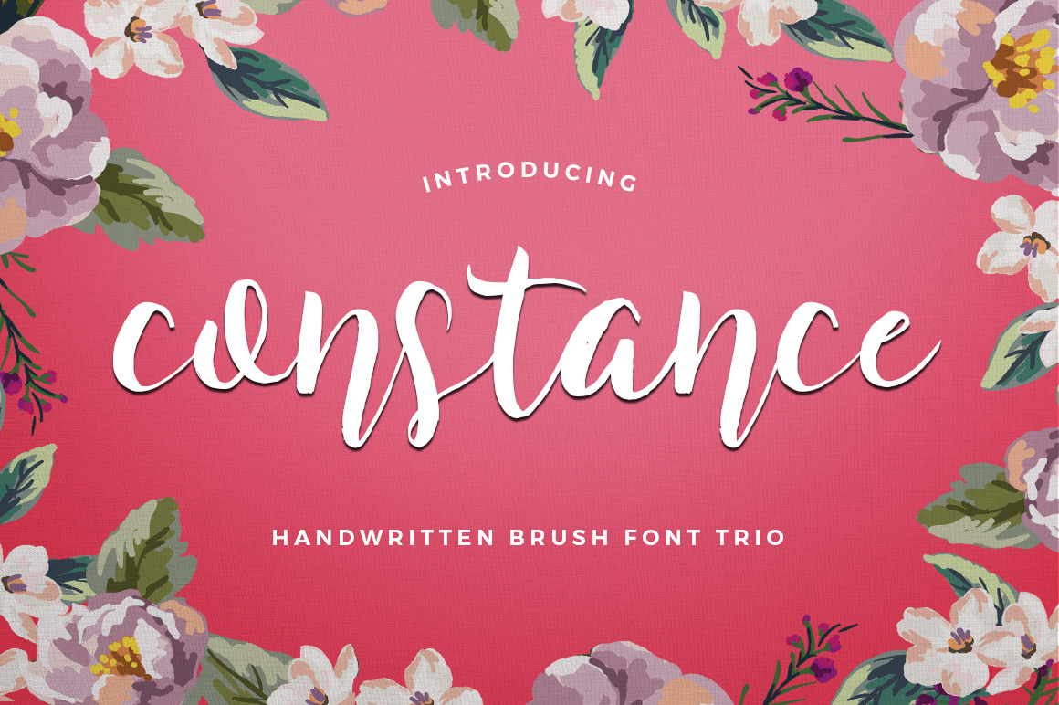 Constance Brush Trio - Kostenlose Download für kreative Designs