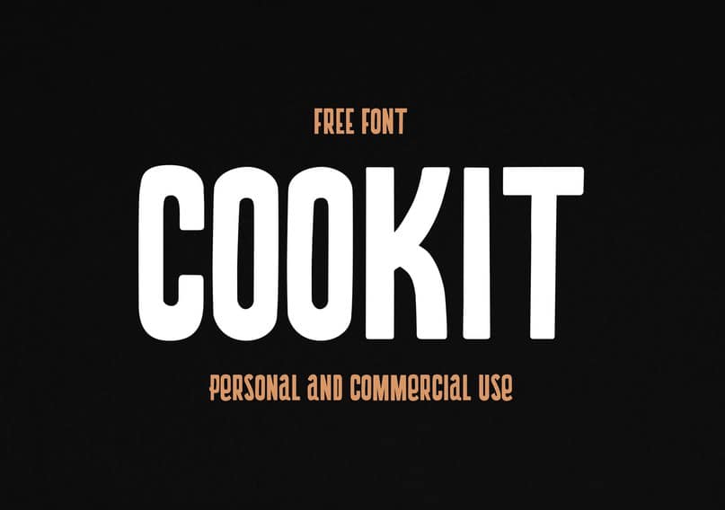 Download Cookit Font Free - Stylish Culinary Typeface