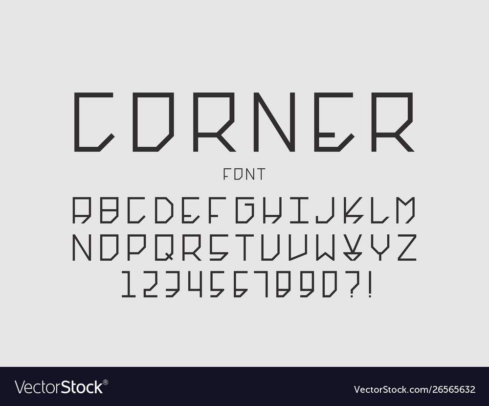 Download Corner Font Free - Versatile Geometric Type