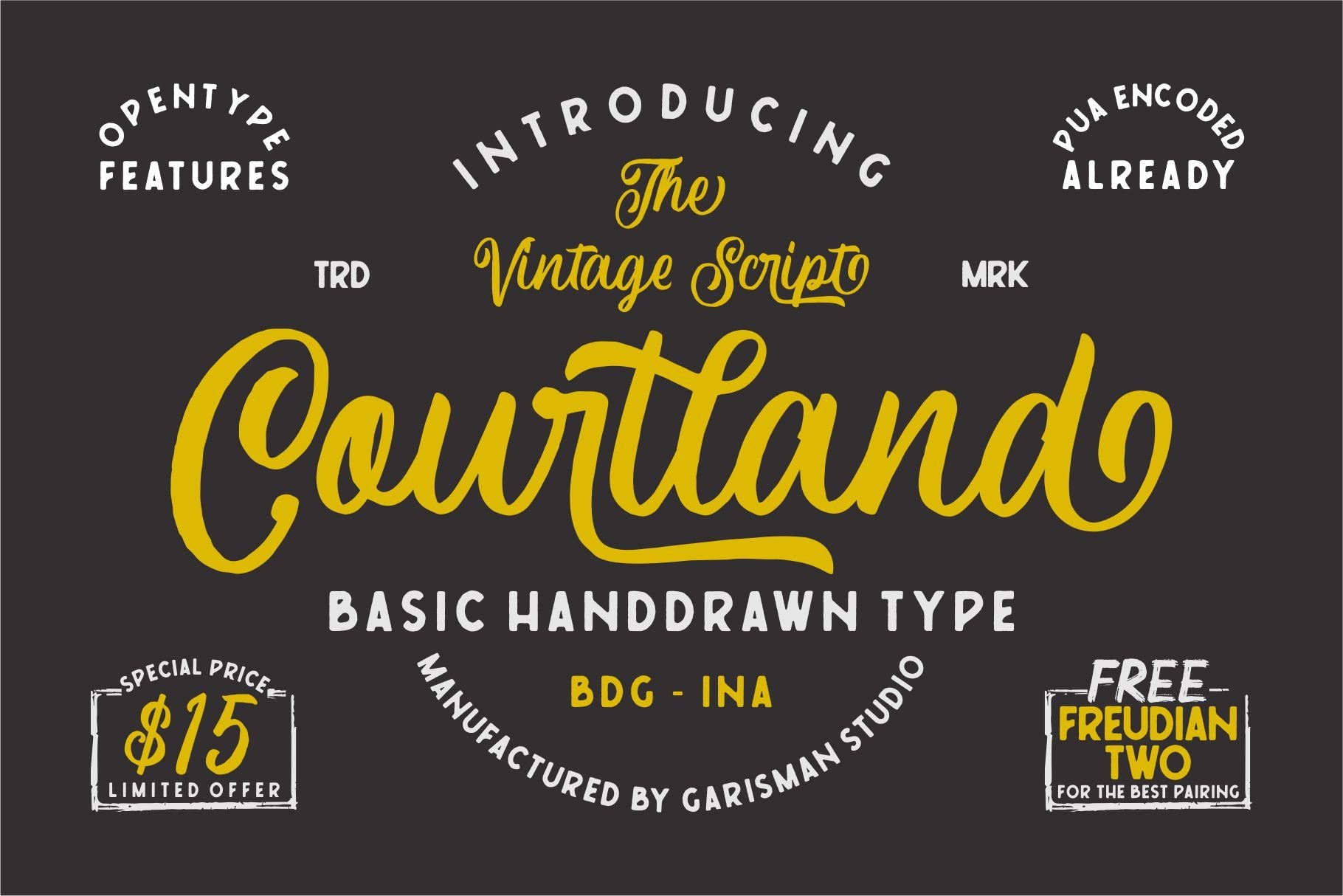 Download Courtland Font Free - Stylish & Versatile Typeface