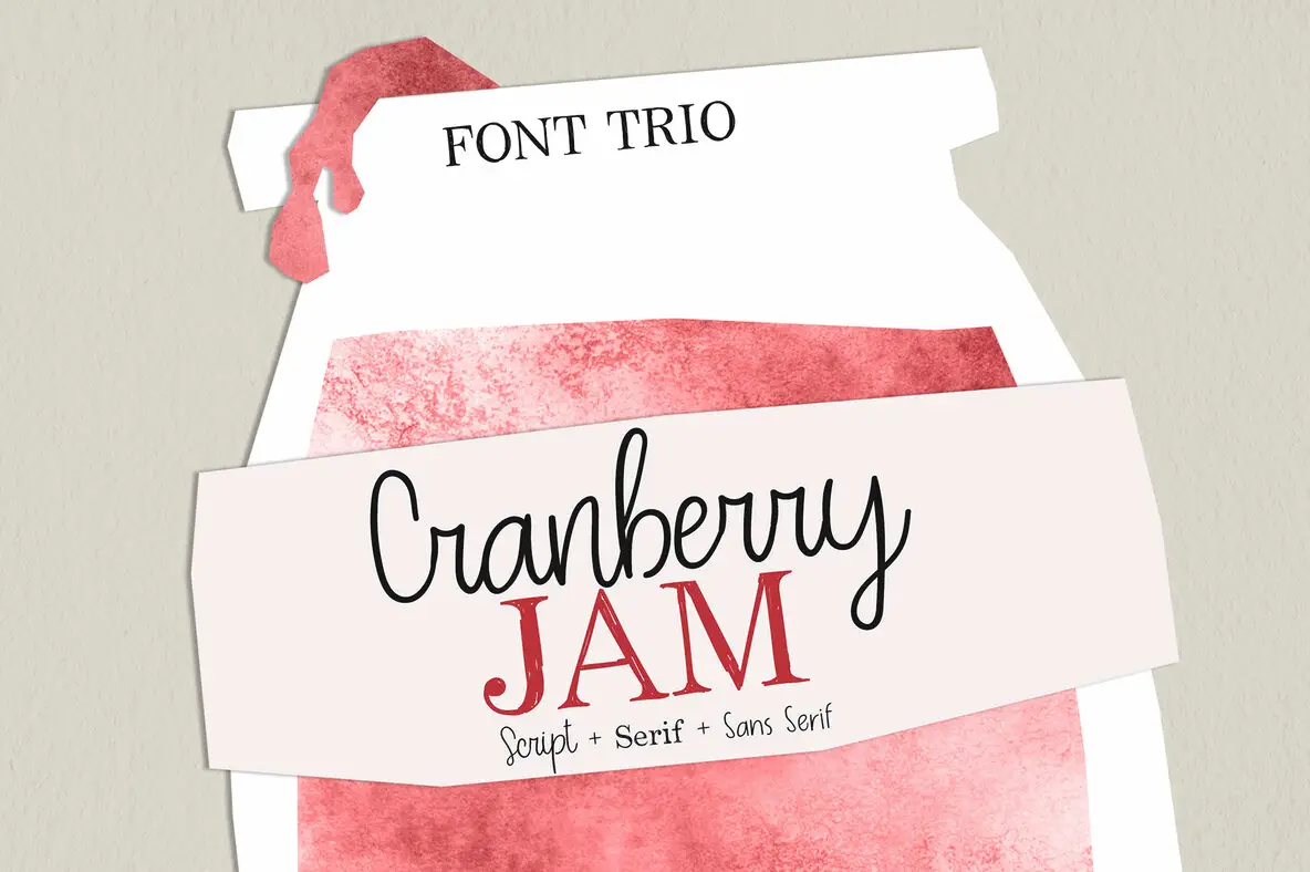 Free Cranberry Jam Font Download - Sweet & Stylish Typography