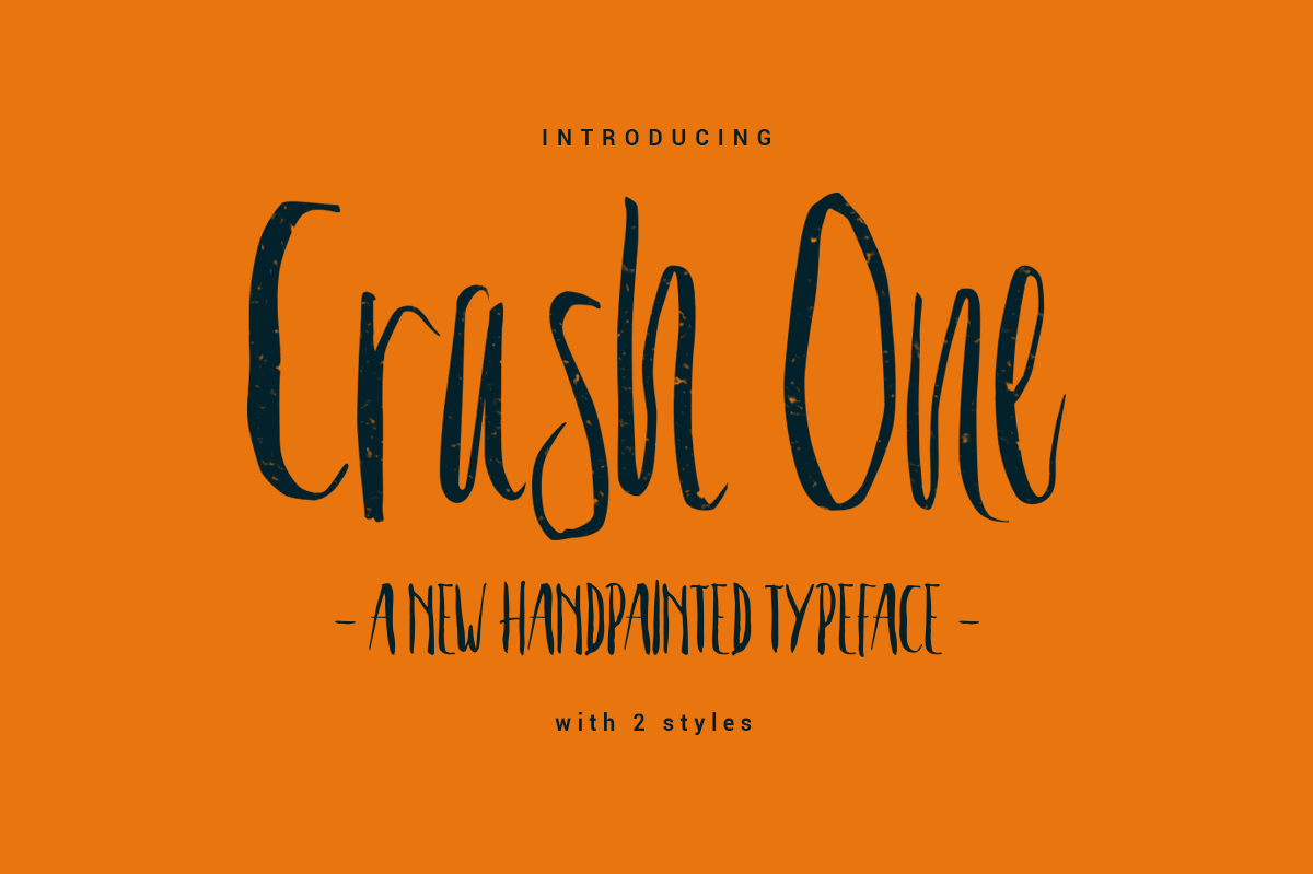 Скачайте бесплатно шрифт Crash One - современный и креативный дизайн