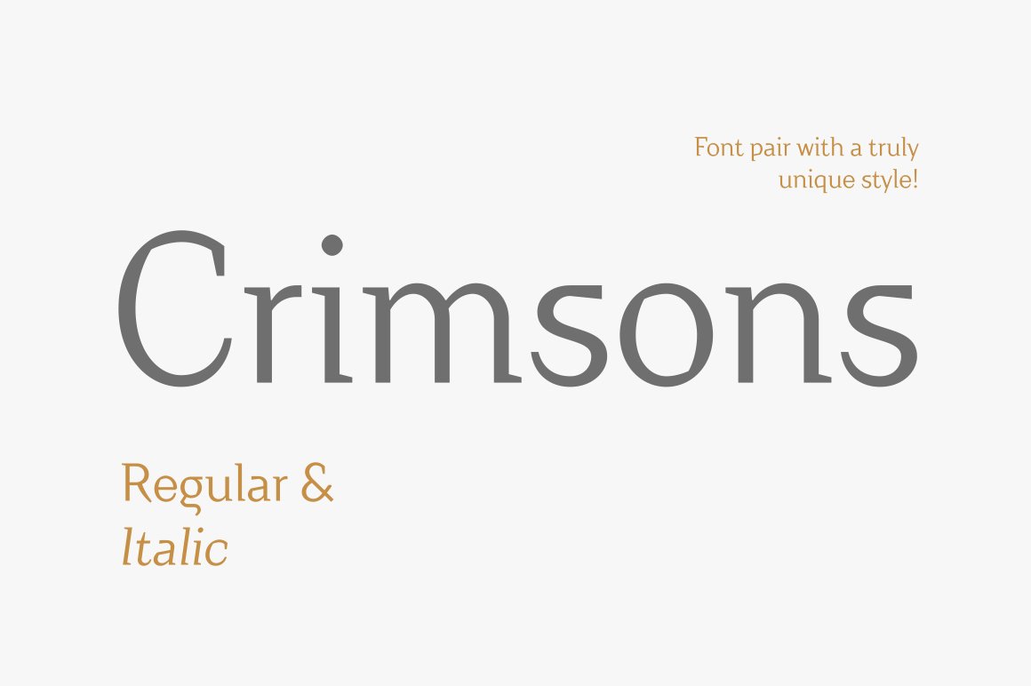 Download Crimsons Regular Italic Font Free for Stunning Designs